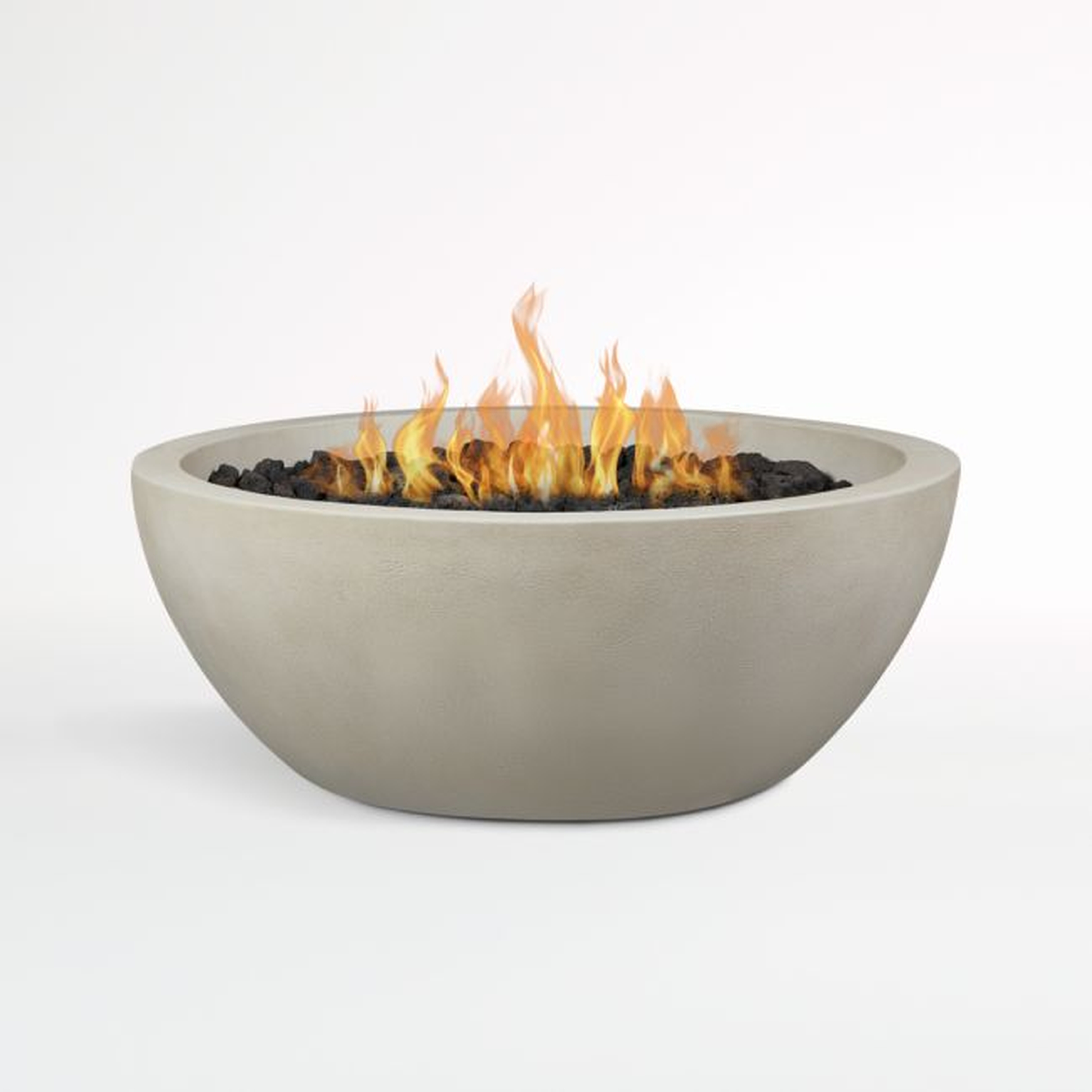 Retreat 38" Outdoor Propane Fire Bowl - Crate and Barrel