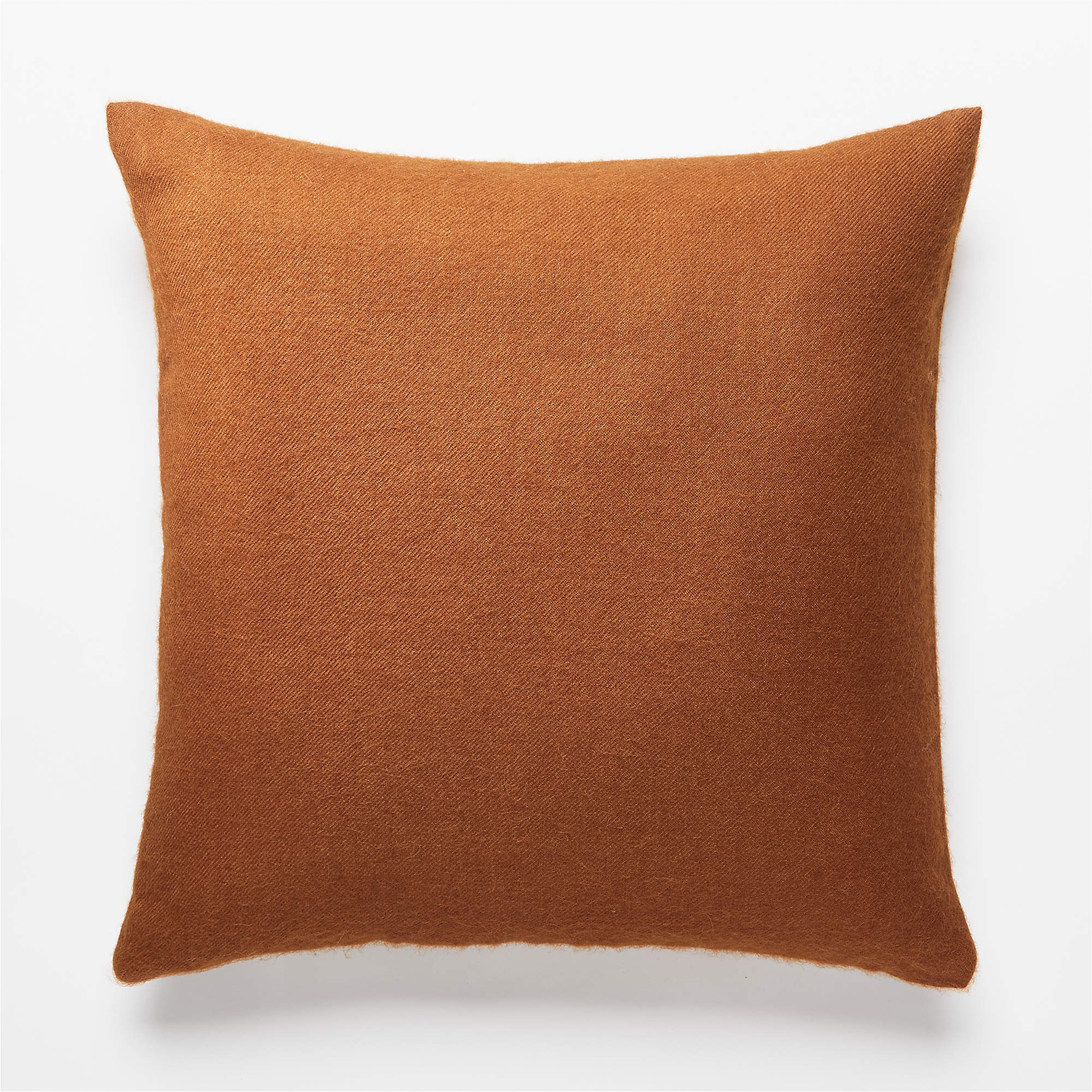 Alpaca Copper Pillow with Down-Alternative Insert, 20" x 20" - CB2