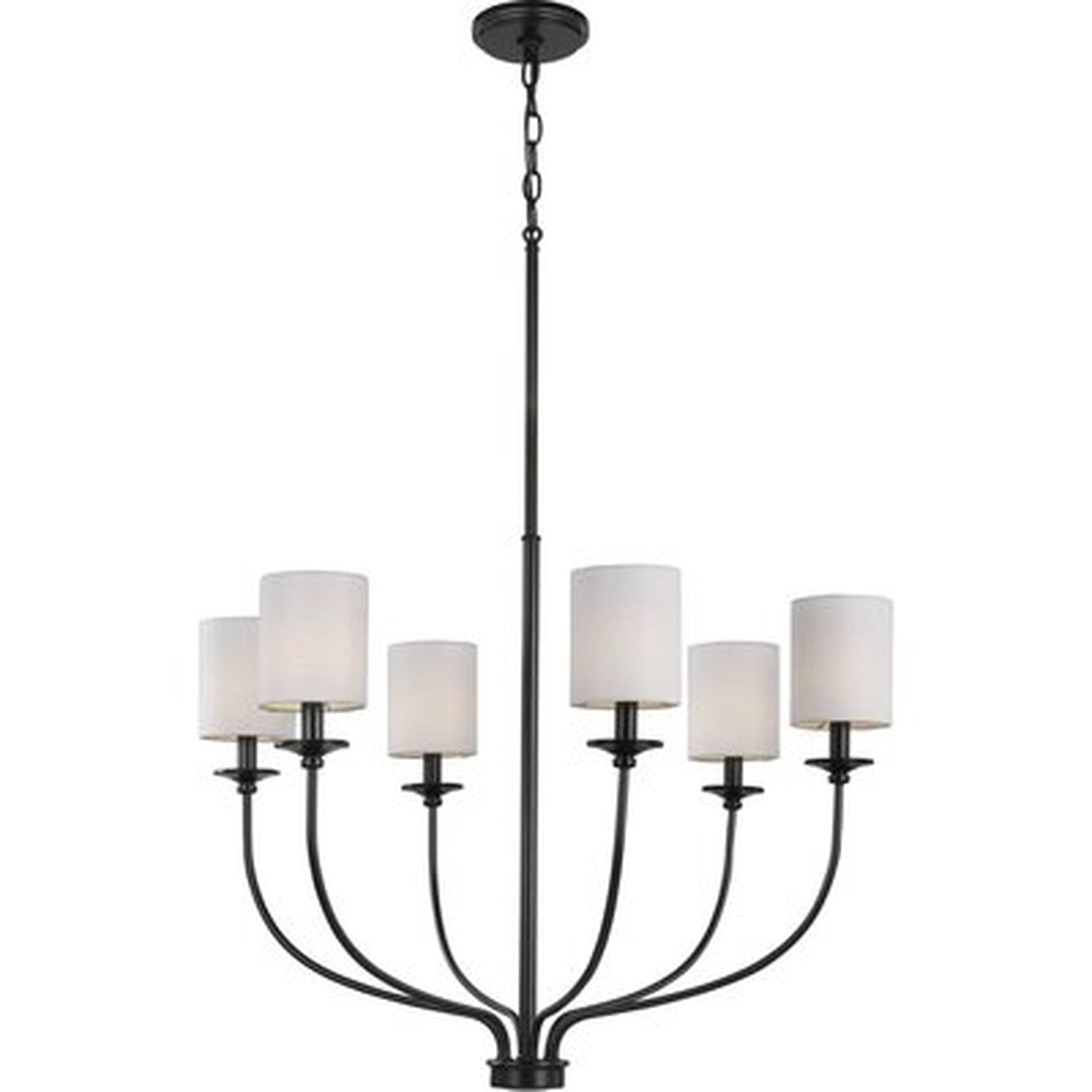 Hengrove 6 - Light Shaded Classic Chandelier - Wayfair