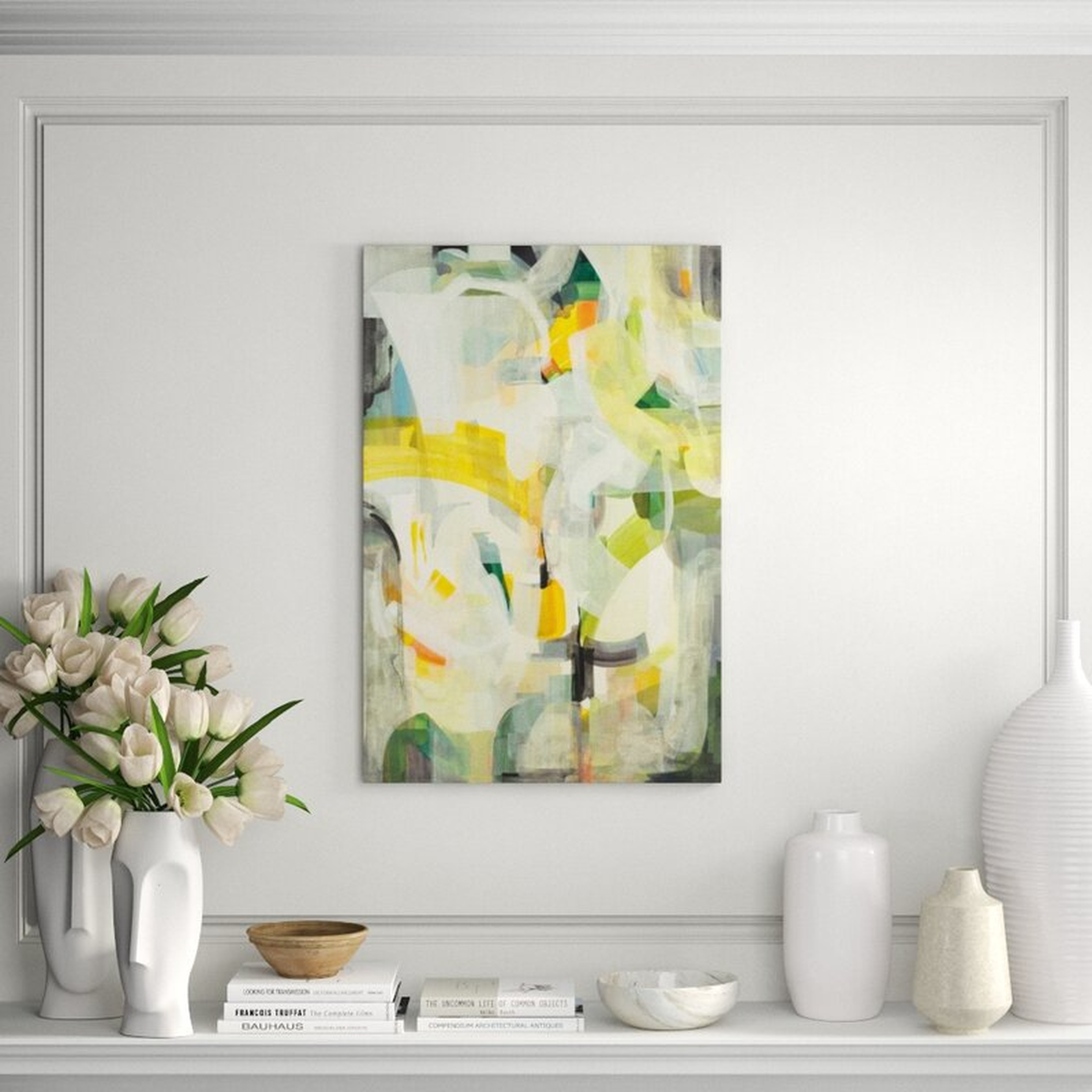 Chelsea Art Studio Green Urban by Sara Brown - Wrapped Canvas Painting - Perigold