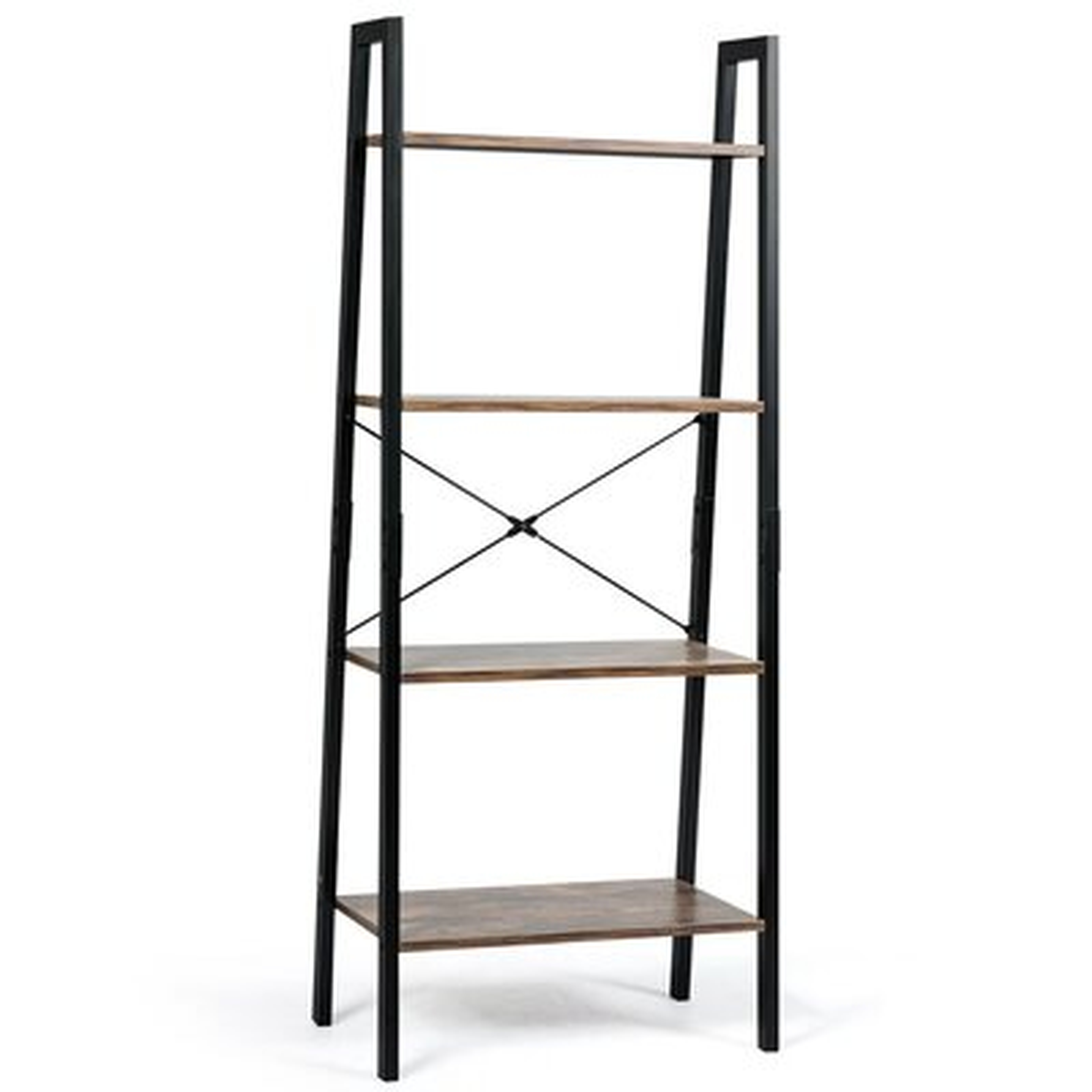 4-Tier Ladder Shelf Ladder Bookcase Bookshelf Display Rack Plant Stand - Wayfair