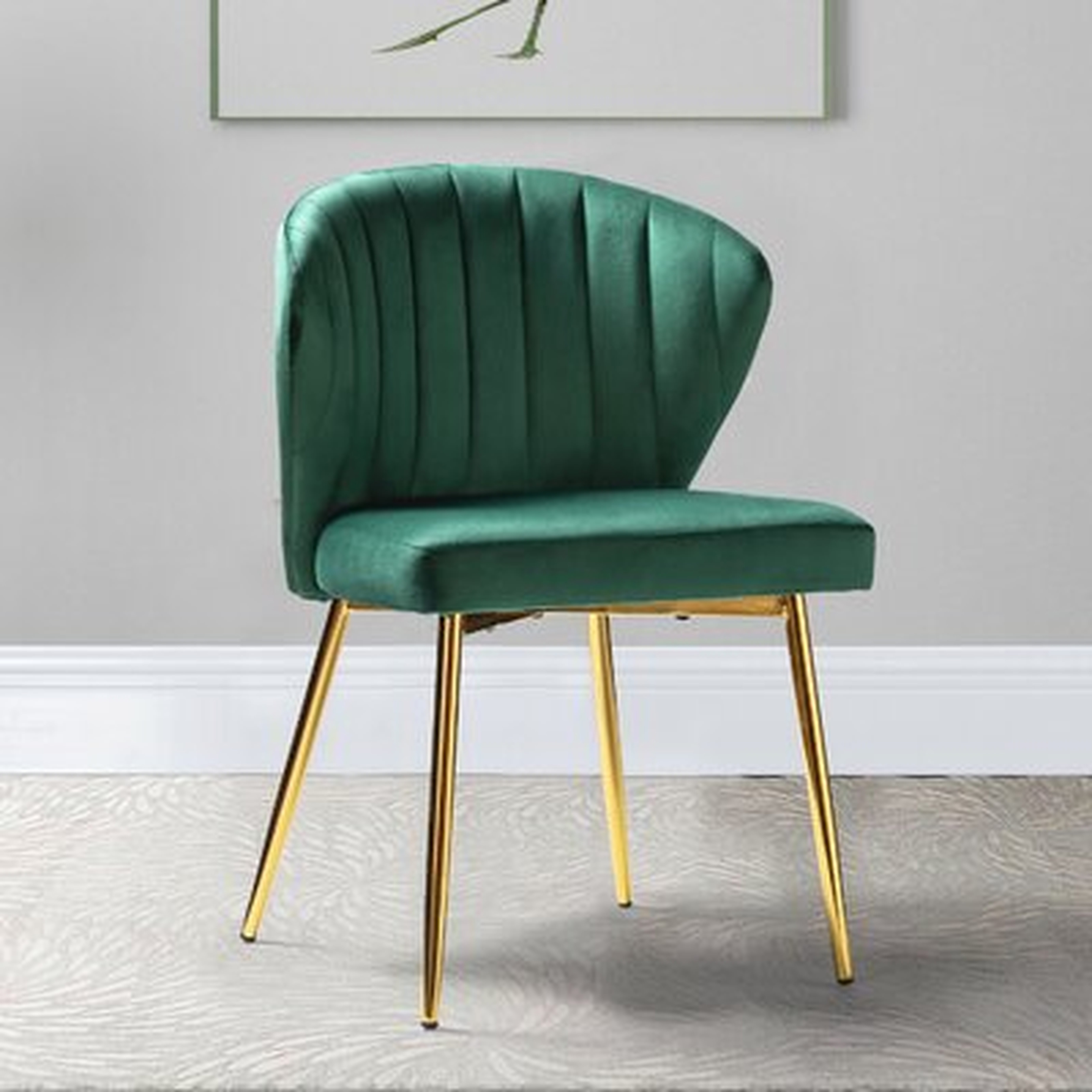 Daulton 20" Wide Velvet Side Chair - Wayfair