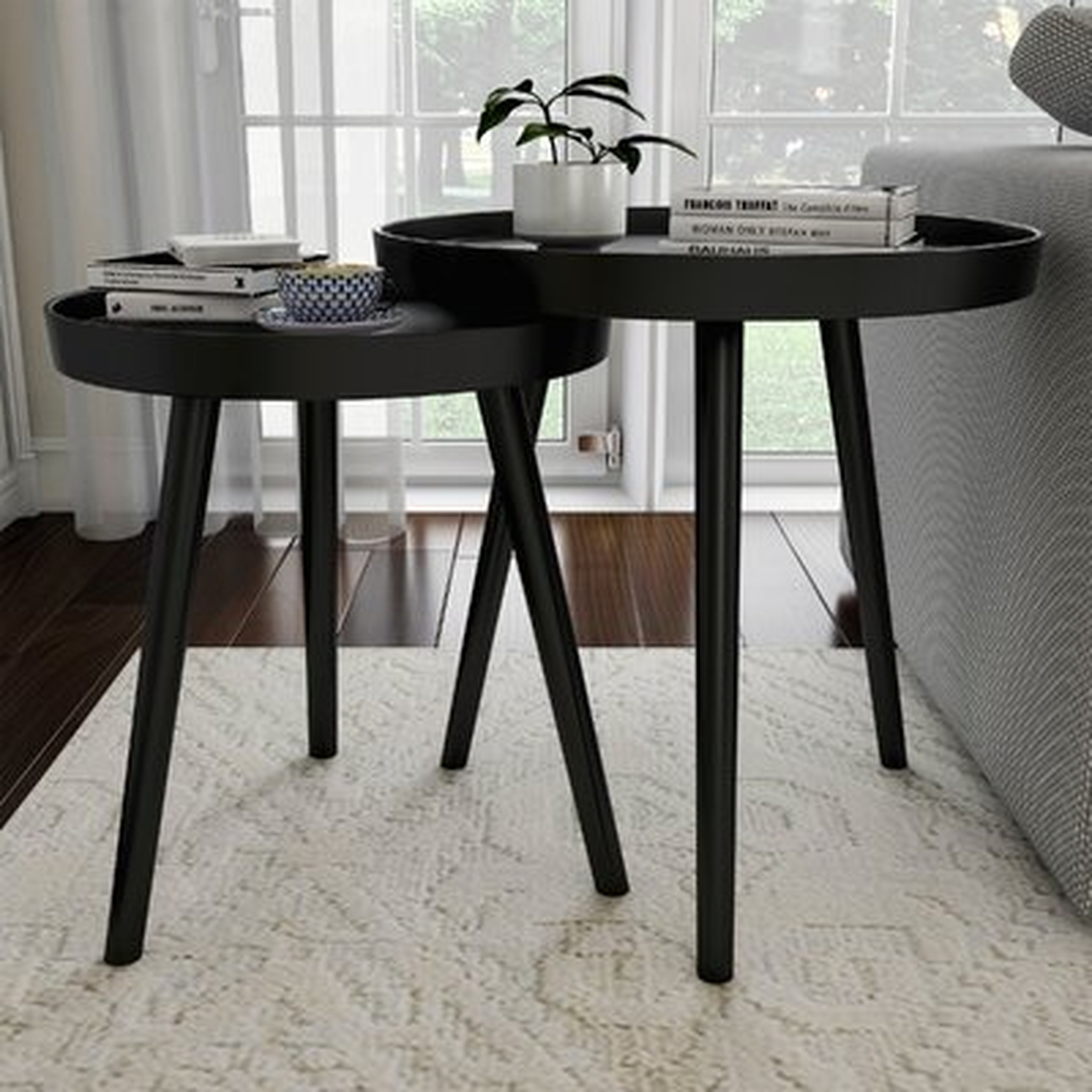 Kinchen 2 Piece Nesting Tables - Wayfair