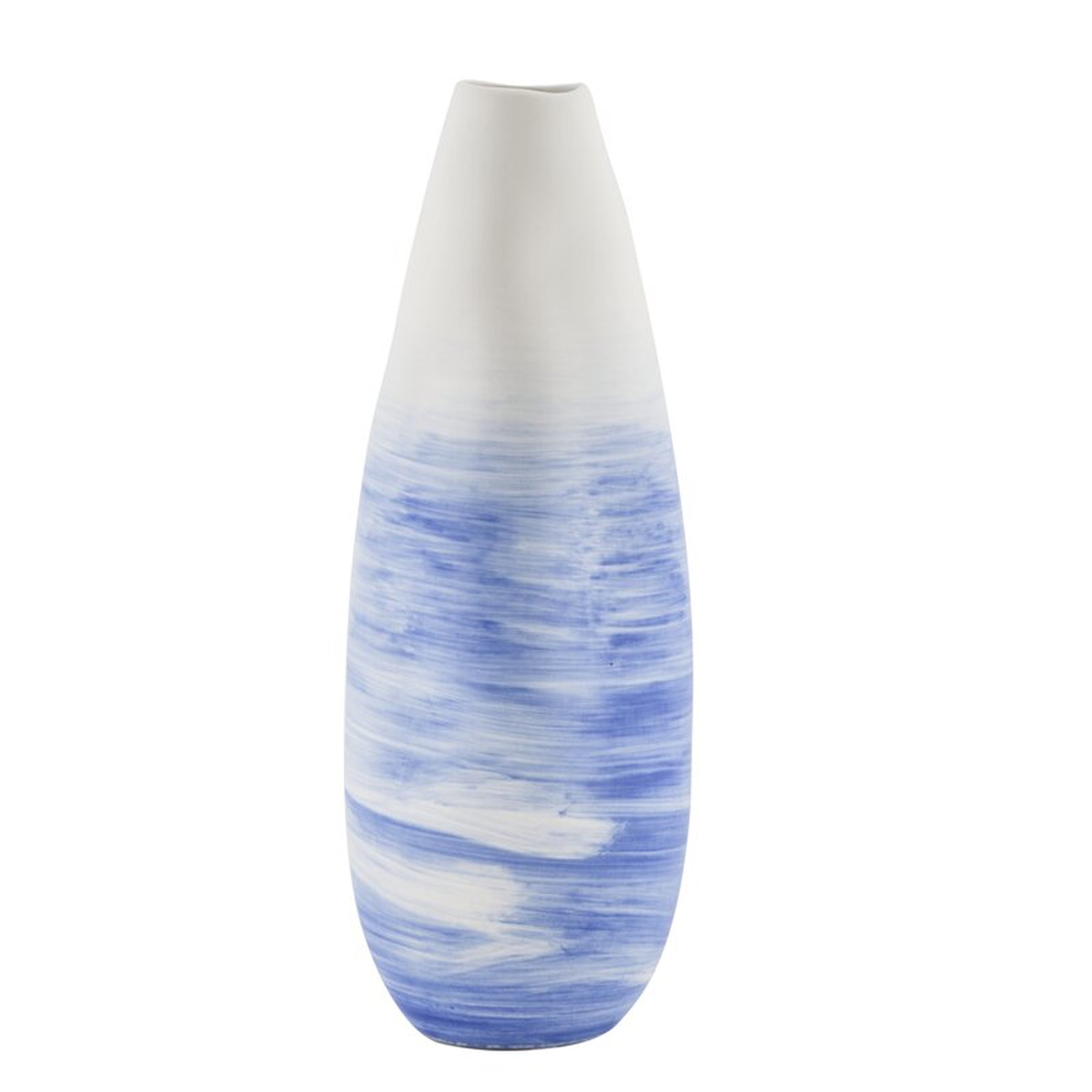 Legend of Asia Scott Table Vase Color: Blue, Size: 13.8" H x 3.1" W x 5.1" D - Perigold