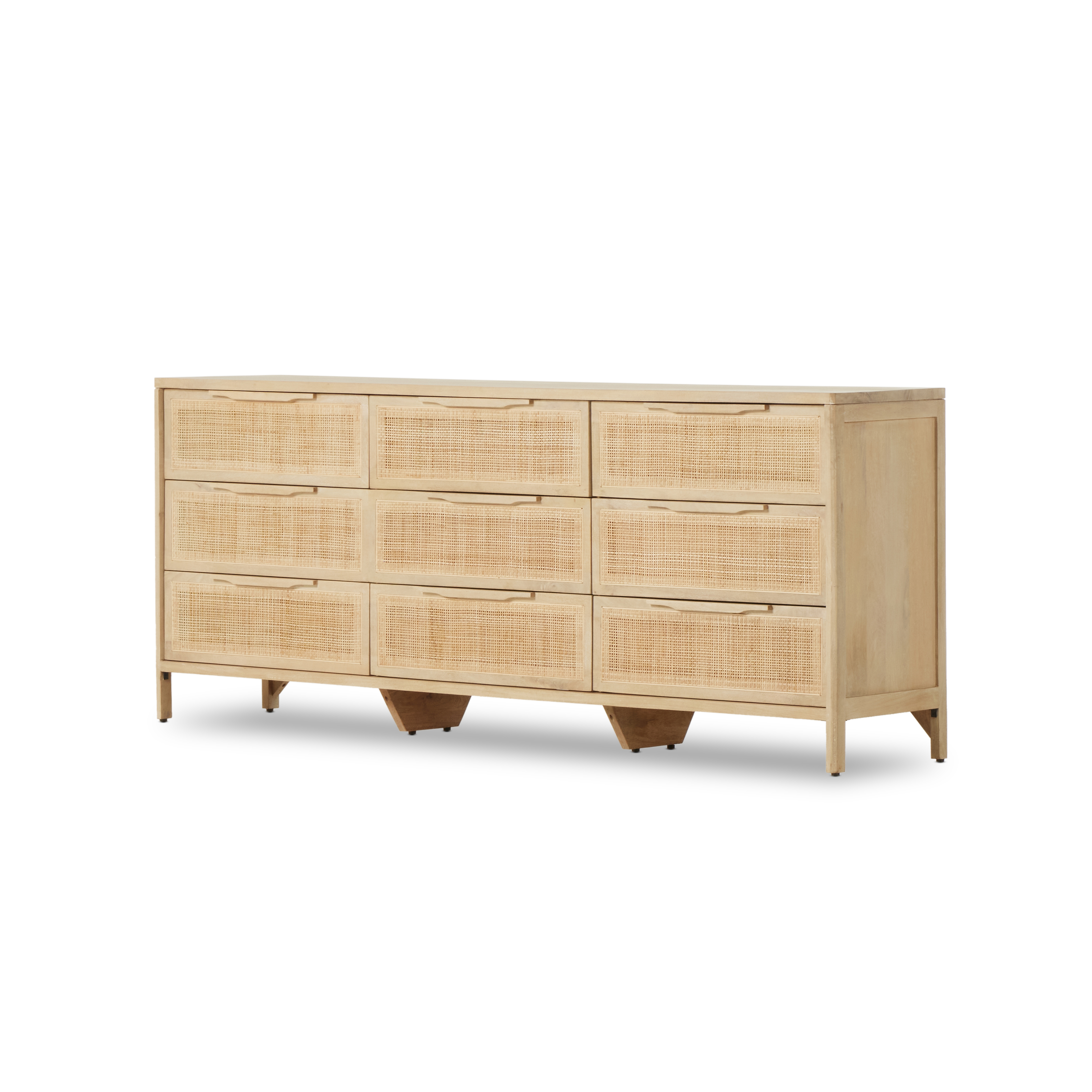 Sydney 9 Drawer Dresser-Natural Mango - Four Hands