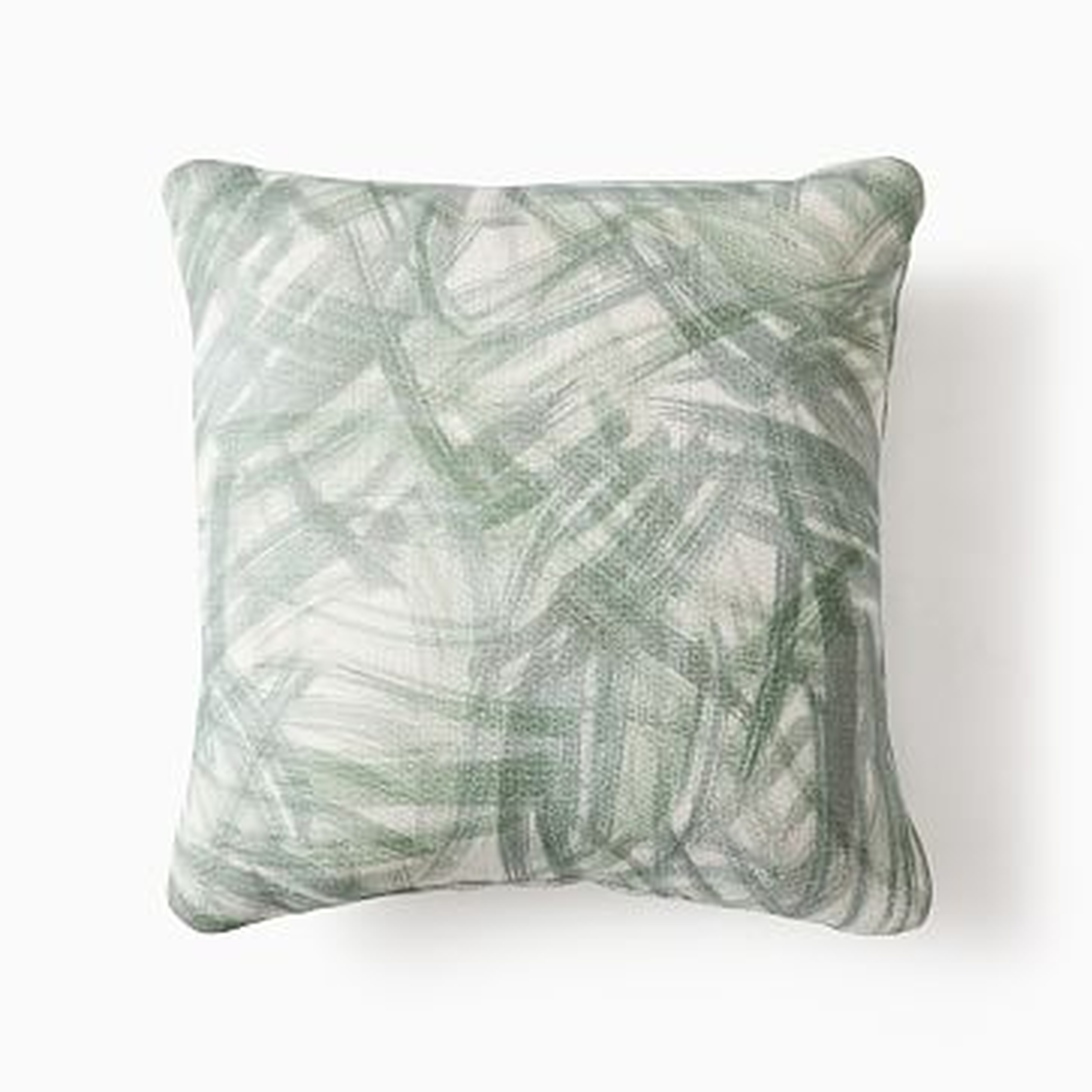 Outdoor Grass Pillow, 18"x18", Seedling - West Elm