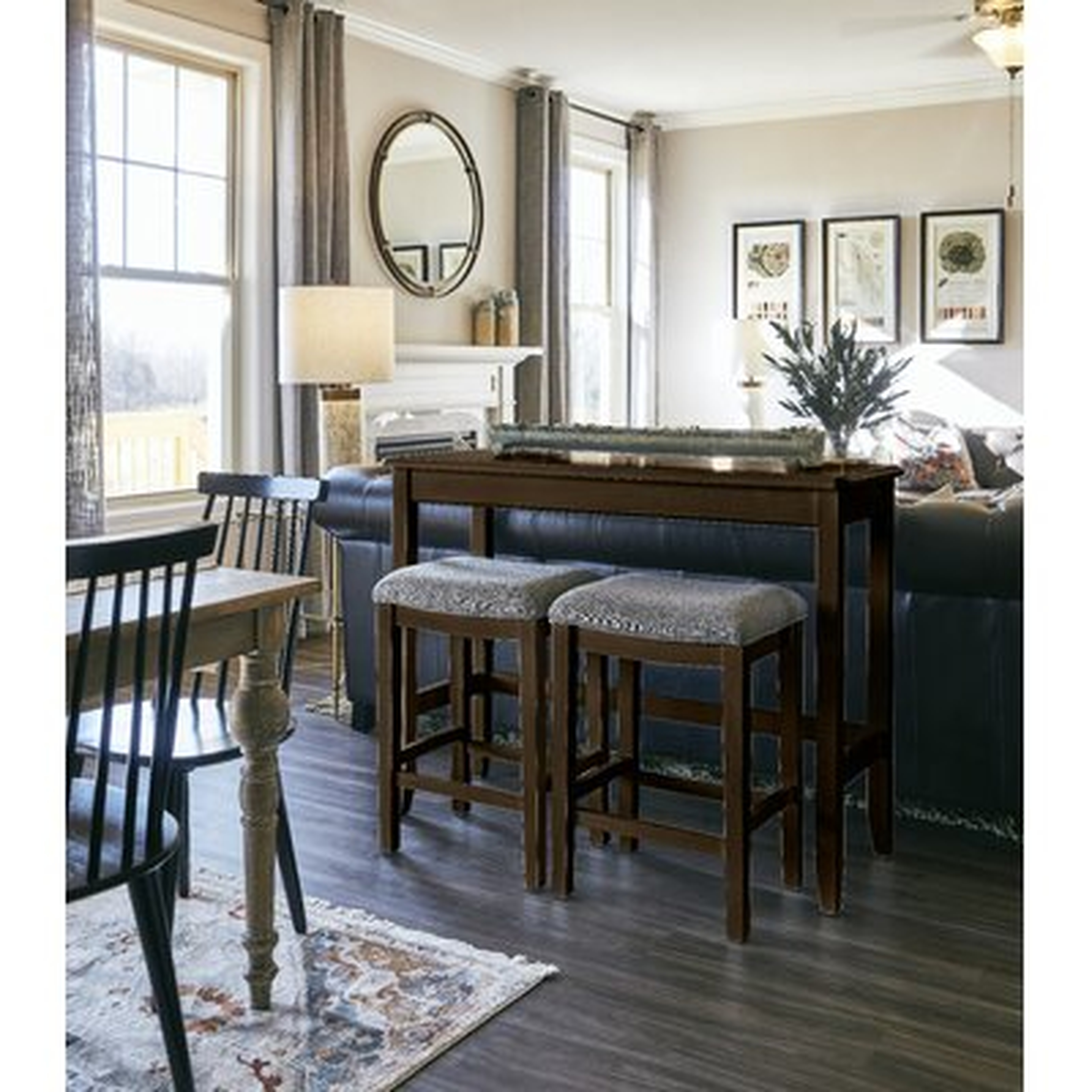 Edip 48.5" Console Table and Stool Set - Wayfair