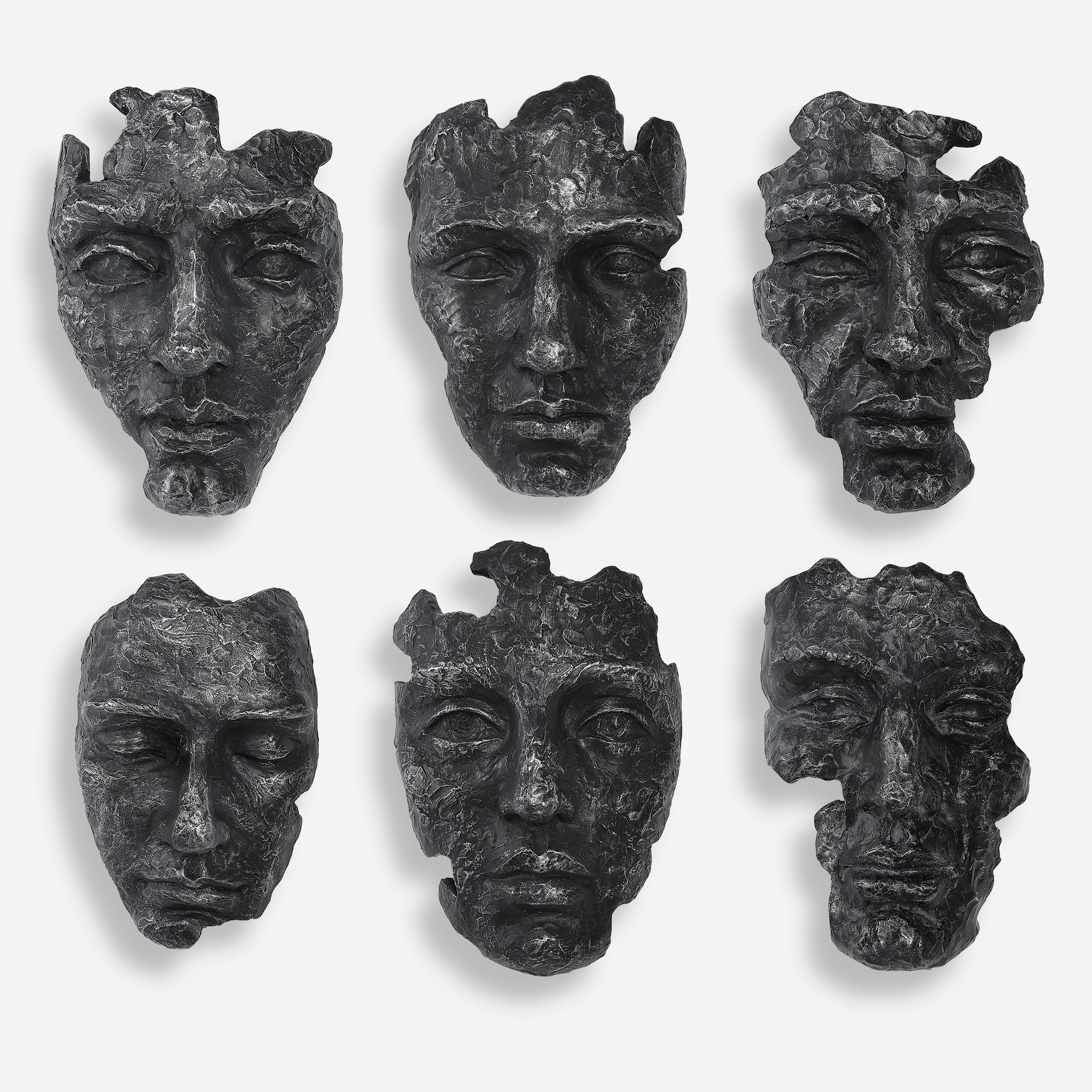 Self-Portrait Metallic Wall Decor, Set/6 - Uttermost