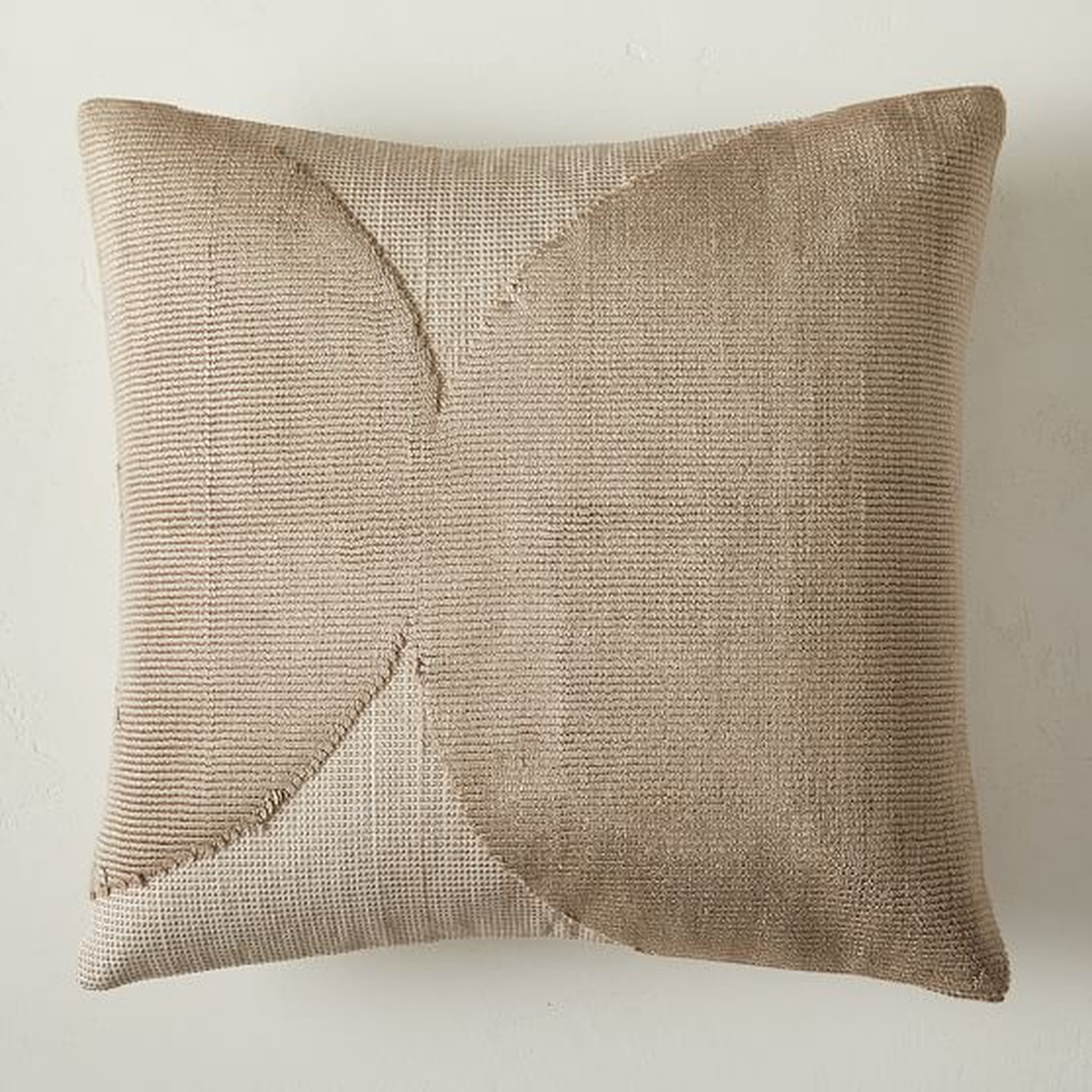 Loomed Loops Pillow Cover, 20"x20", Dark Sand - West Elm