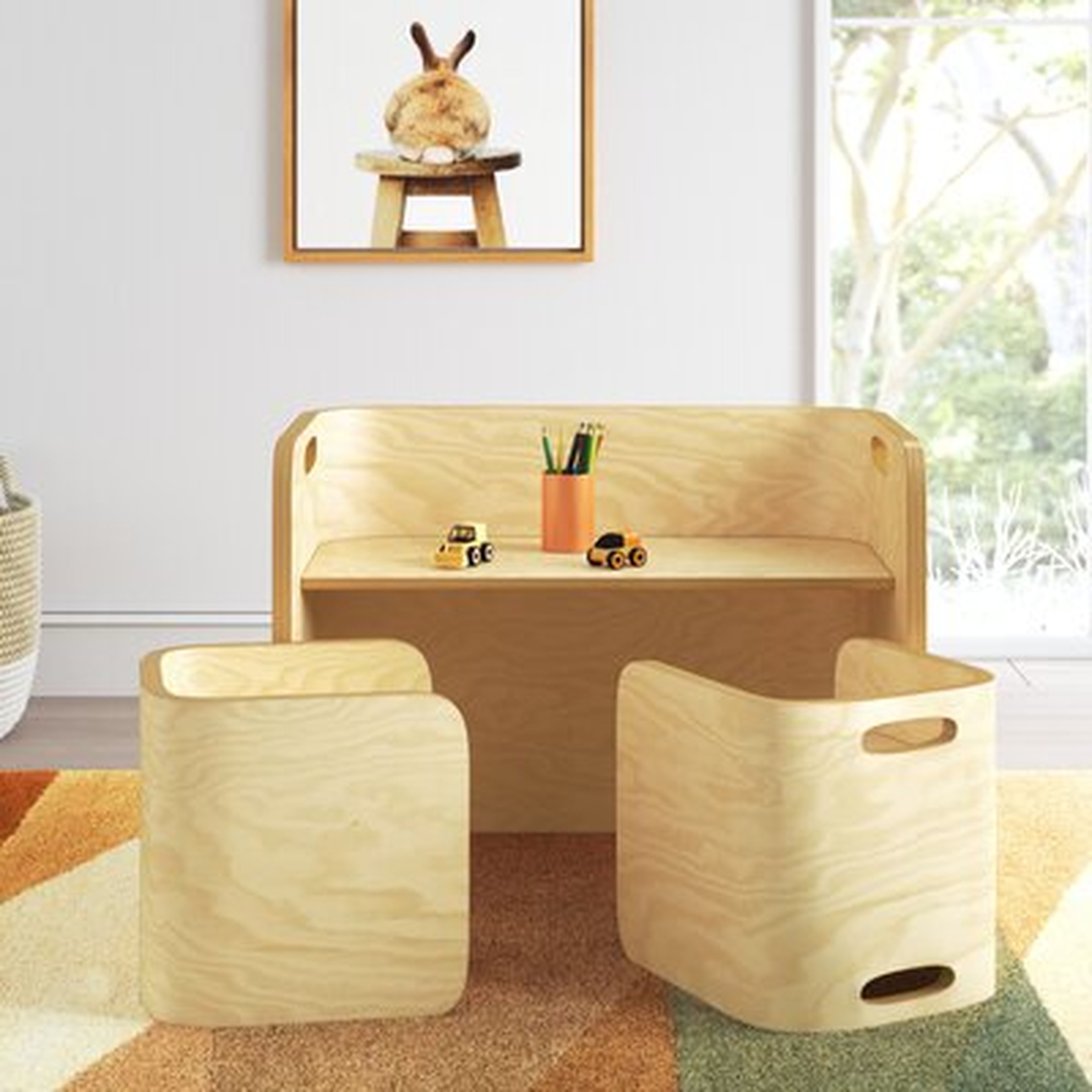 Melancon Kids Solid Wood Rectangular Play / Activity Table - Wayfair