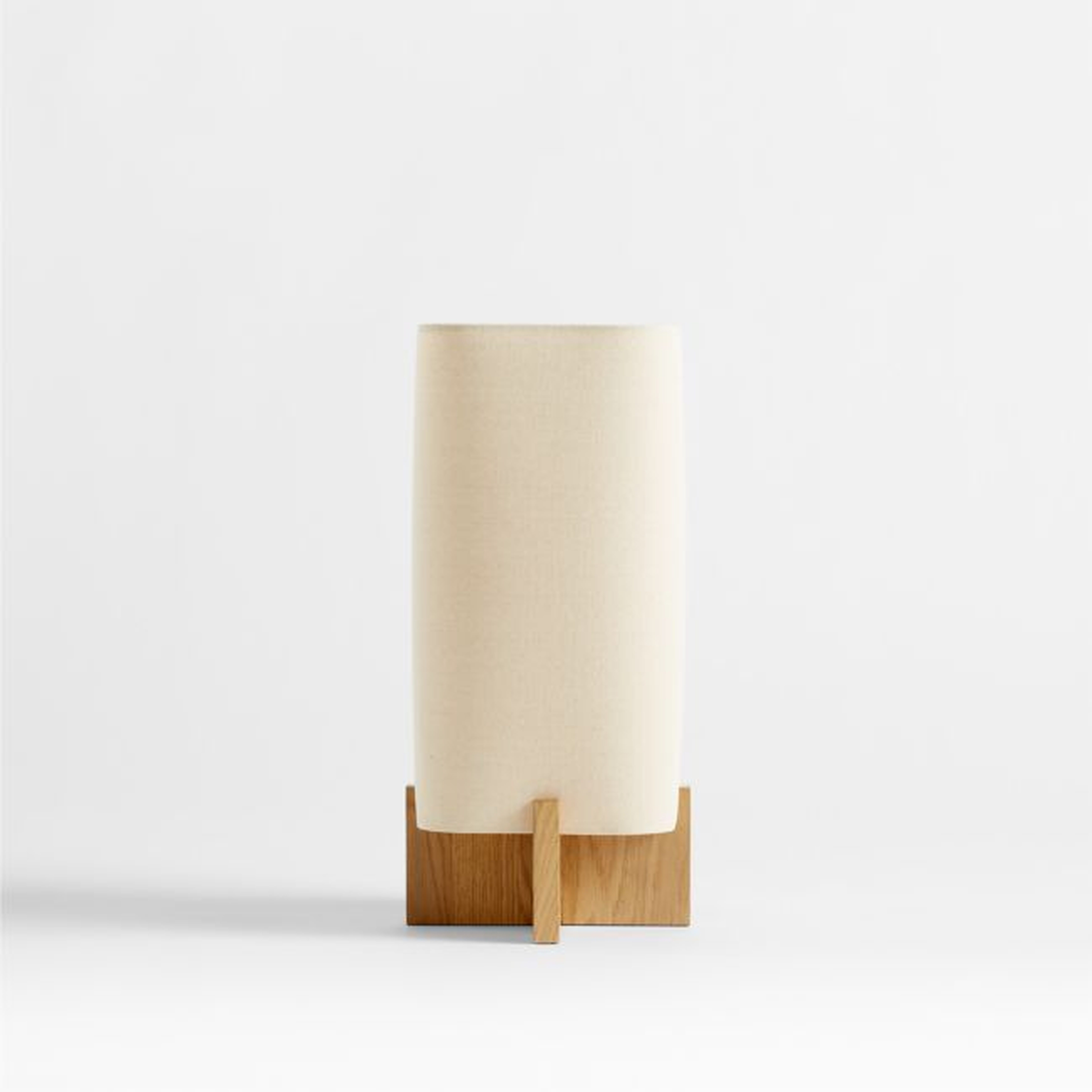 Toro Square Weave Table Lamp 17.25" - Crate and Barrel