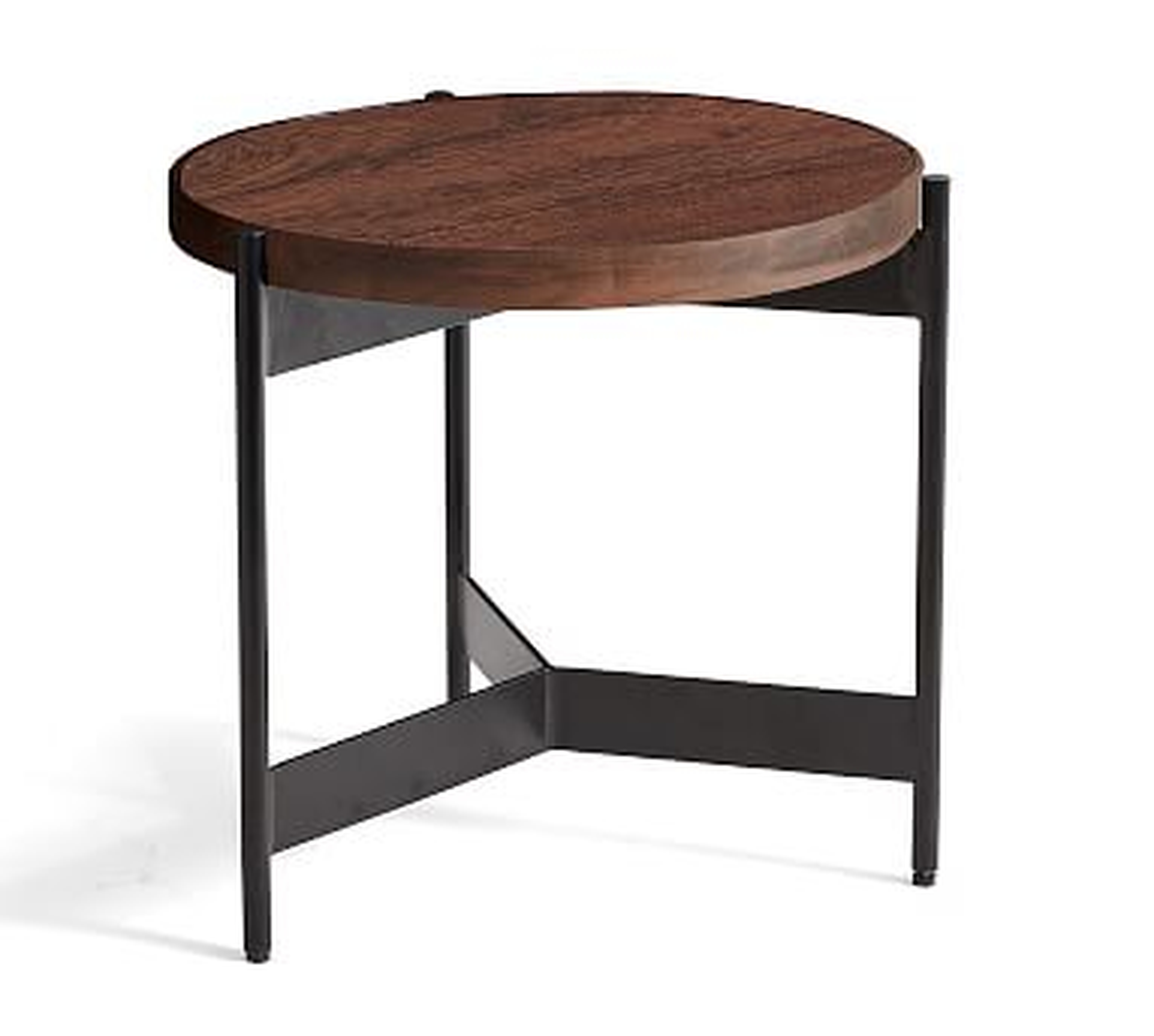 Warren Round Wood End Table - Pottery Barn