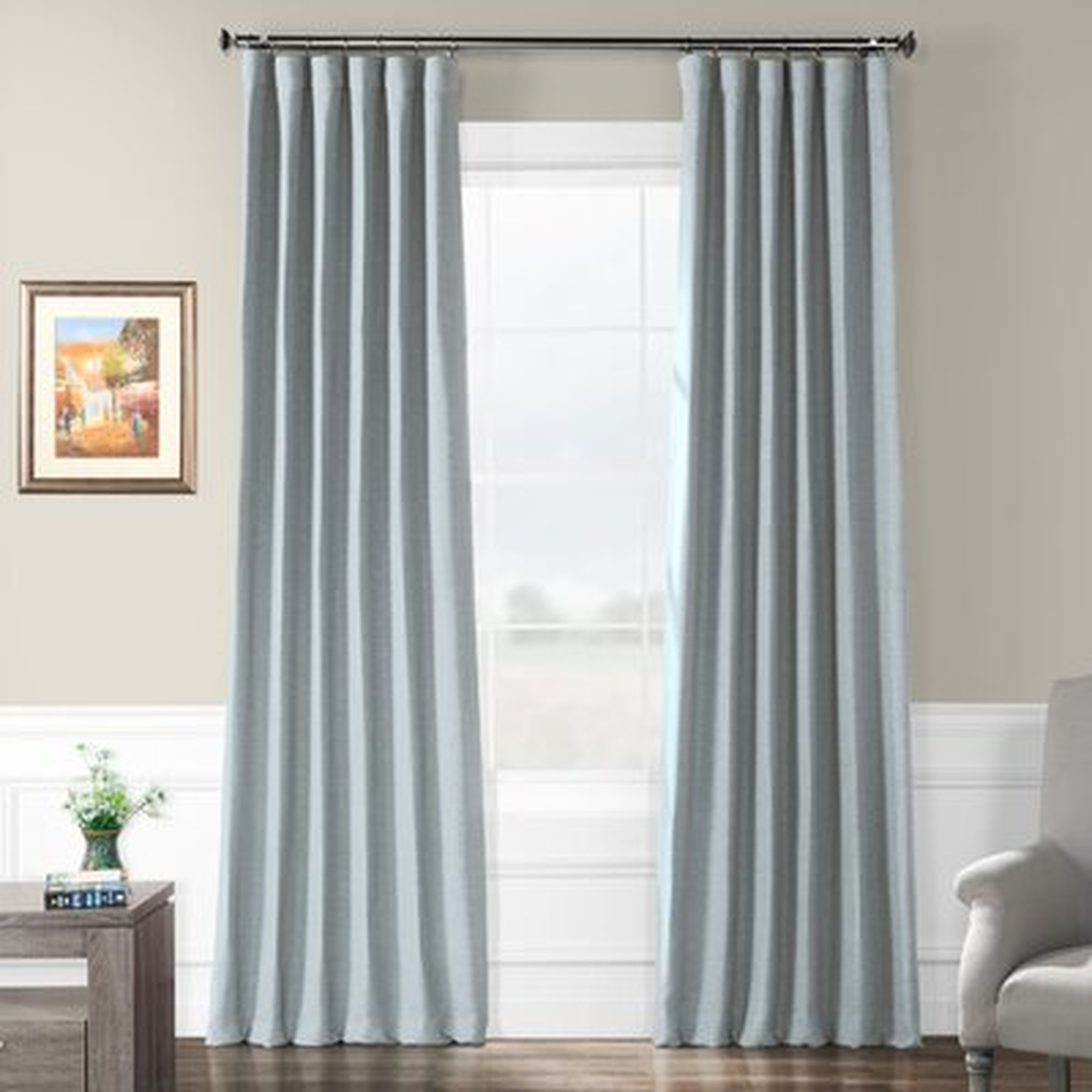 Freemansburg Room Darkening Rod Pocket Single Curtain Panel - Birch Lane