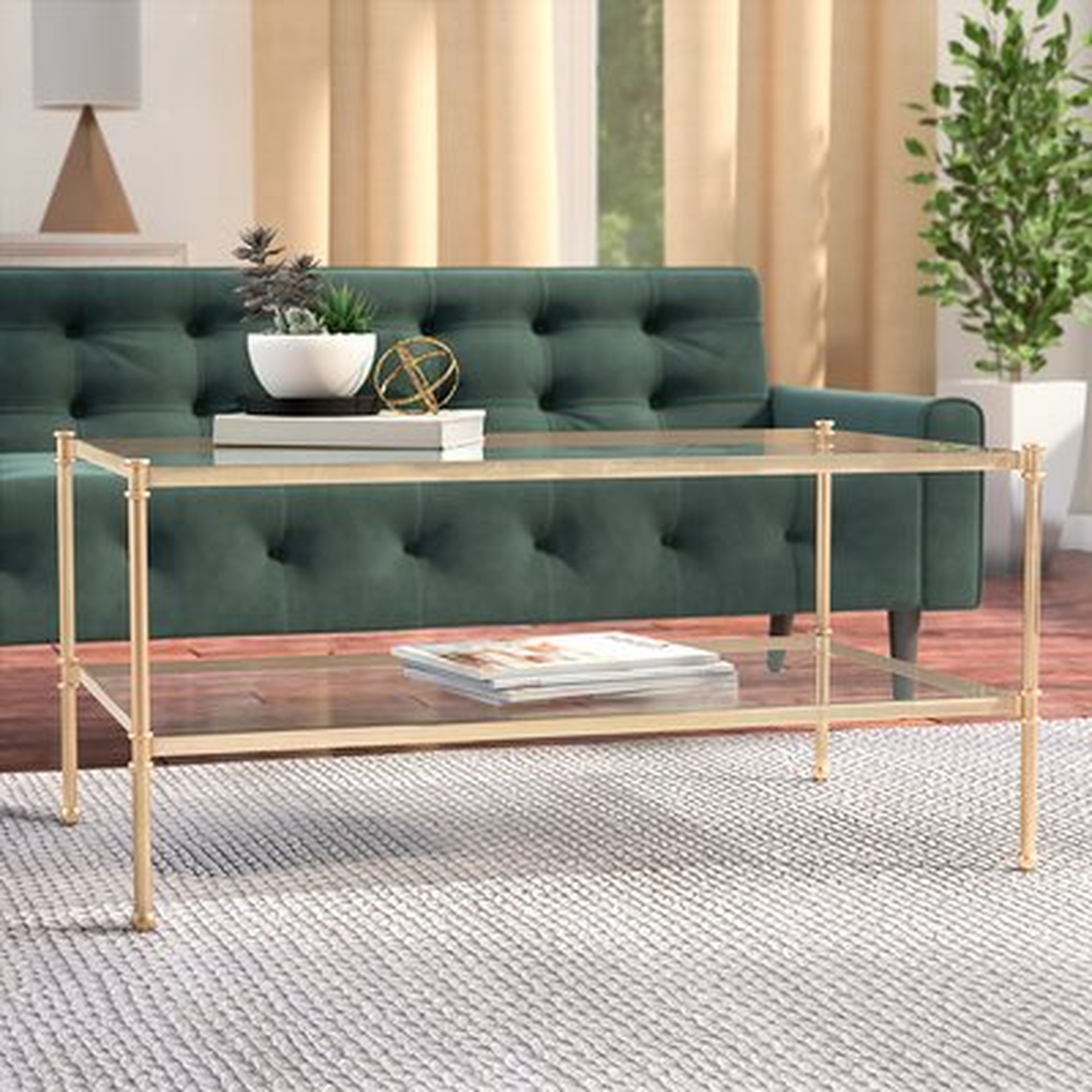 Rex Coffee Table with Storage - Wayfair