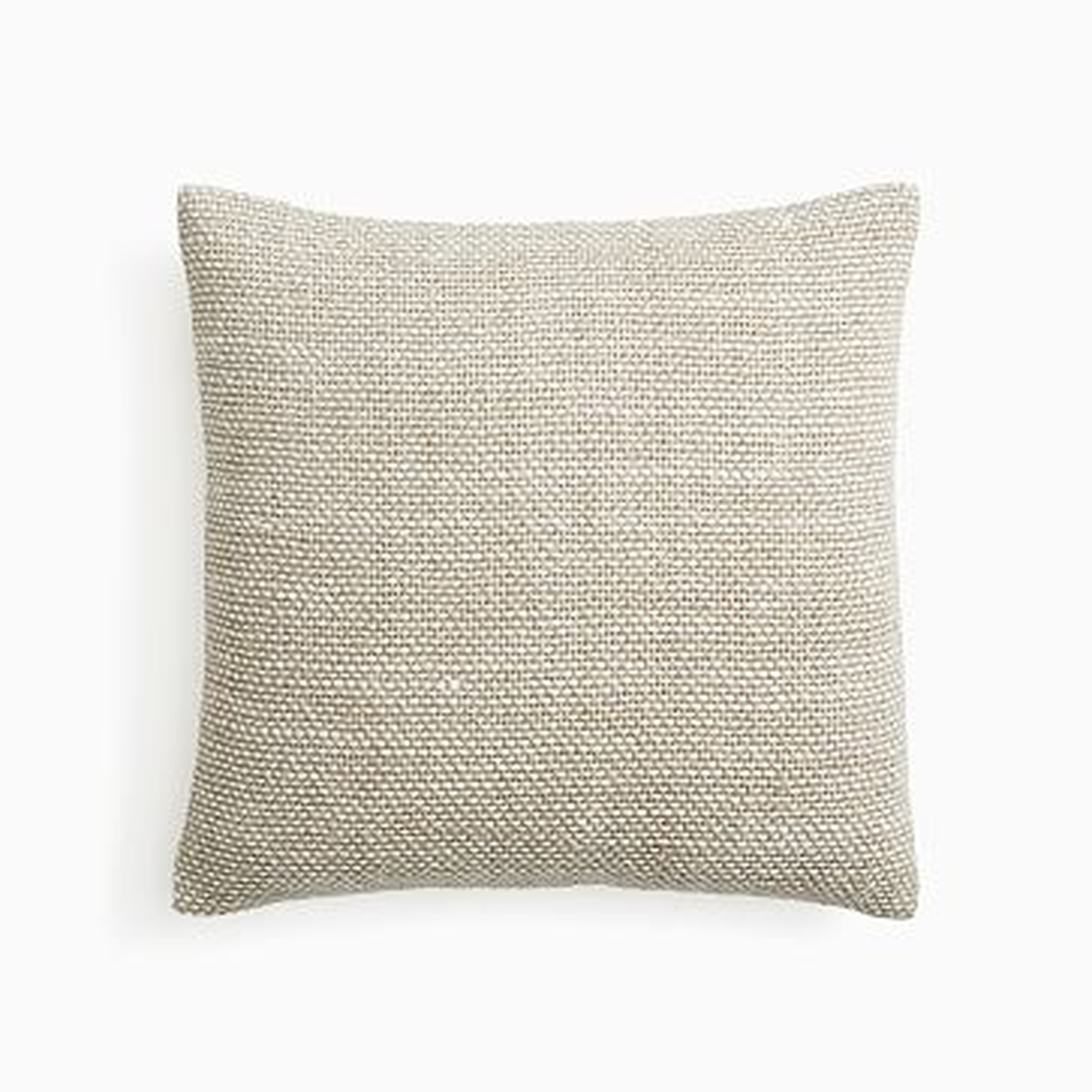 Two Tone Chunky Linen Pillow Cover, 20"x20", Natural, Set of 2 - West Elm