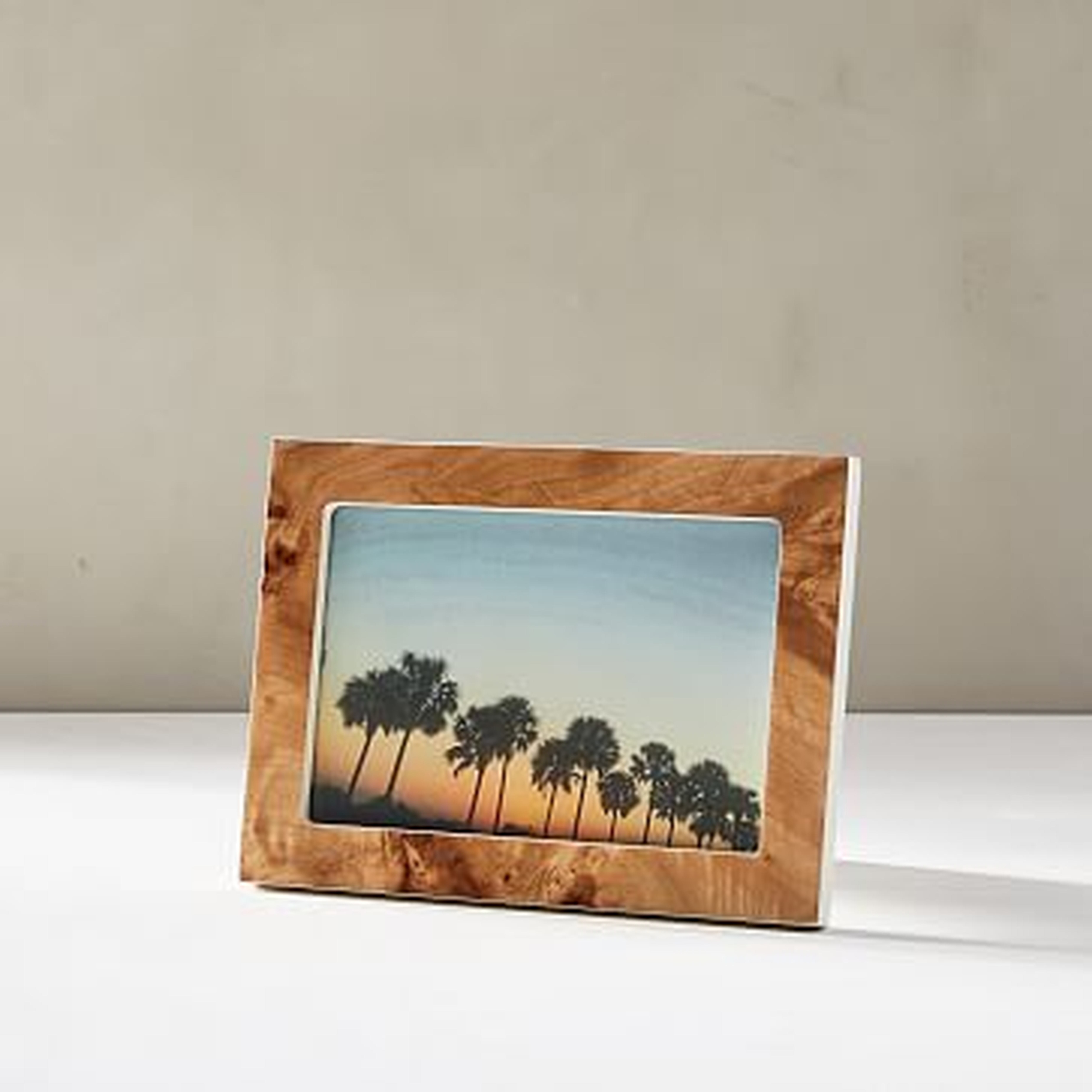 Burled Wood Frame, Tabletop Frame, Natural, 4"x6" - West Elm