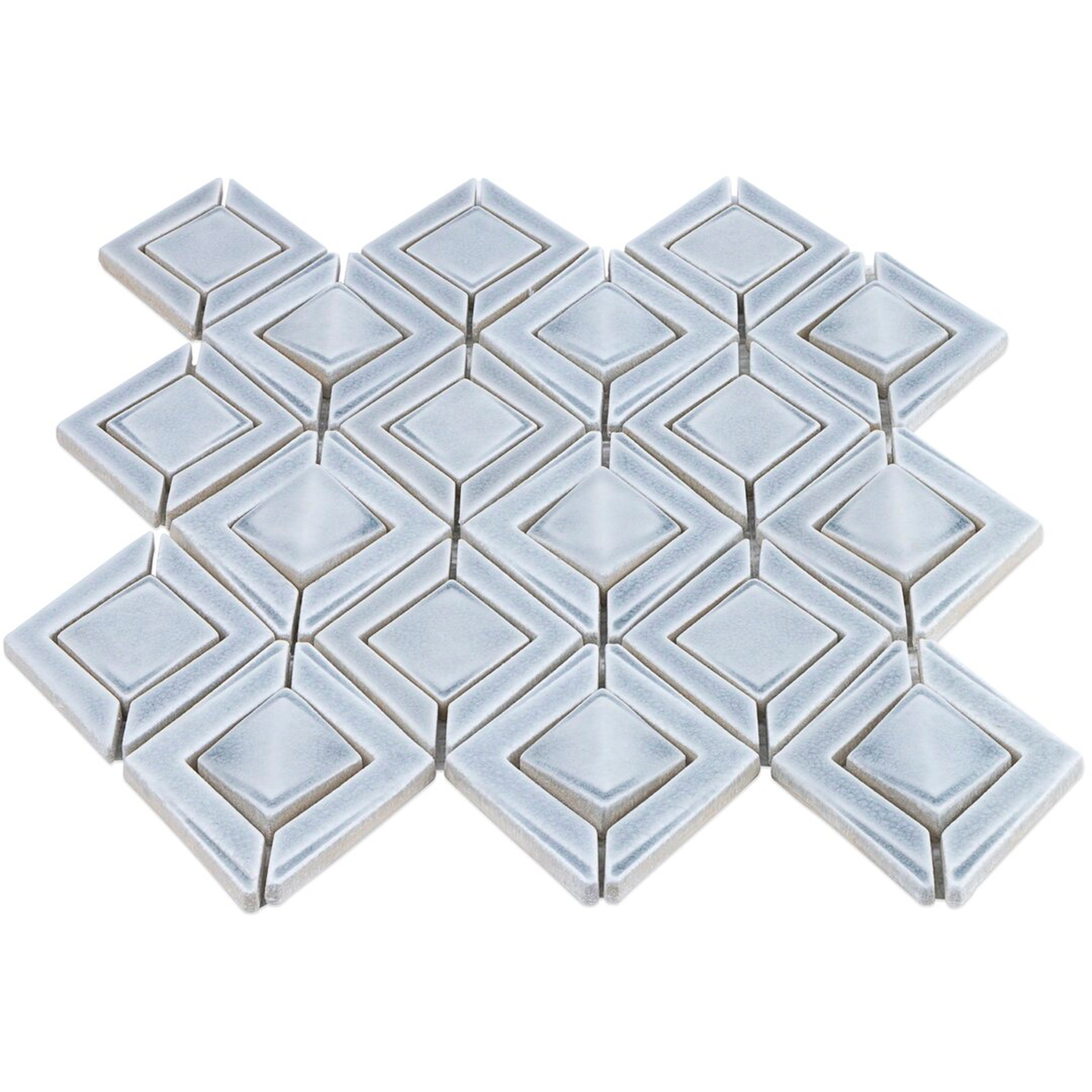 Bond Tile Delphi Jewel 4"" x 6"" Ceramic Novelty Mosaic Tile - Perigold