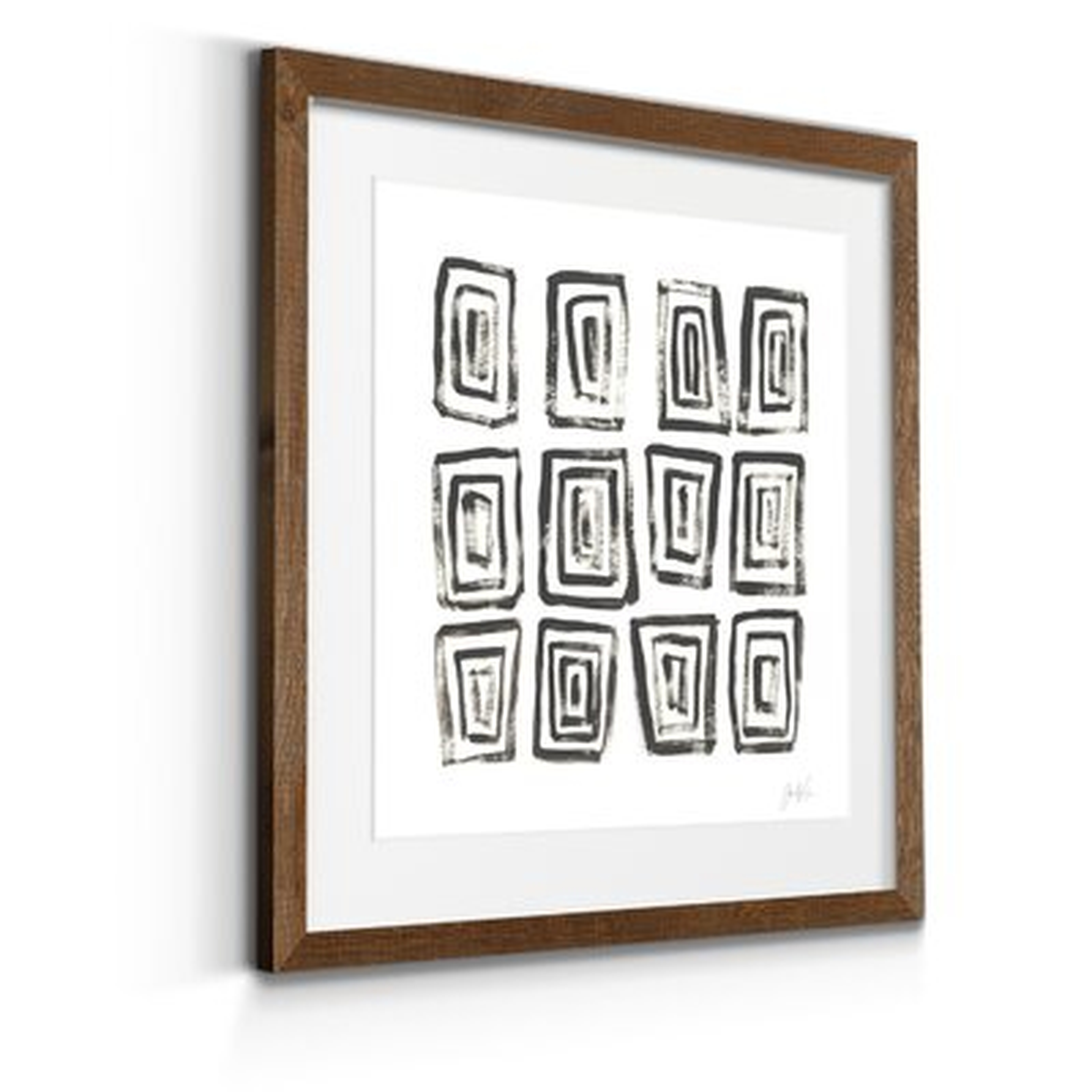 Mixed Signals IV - Picture Frame Print - Wayfair