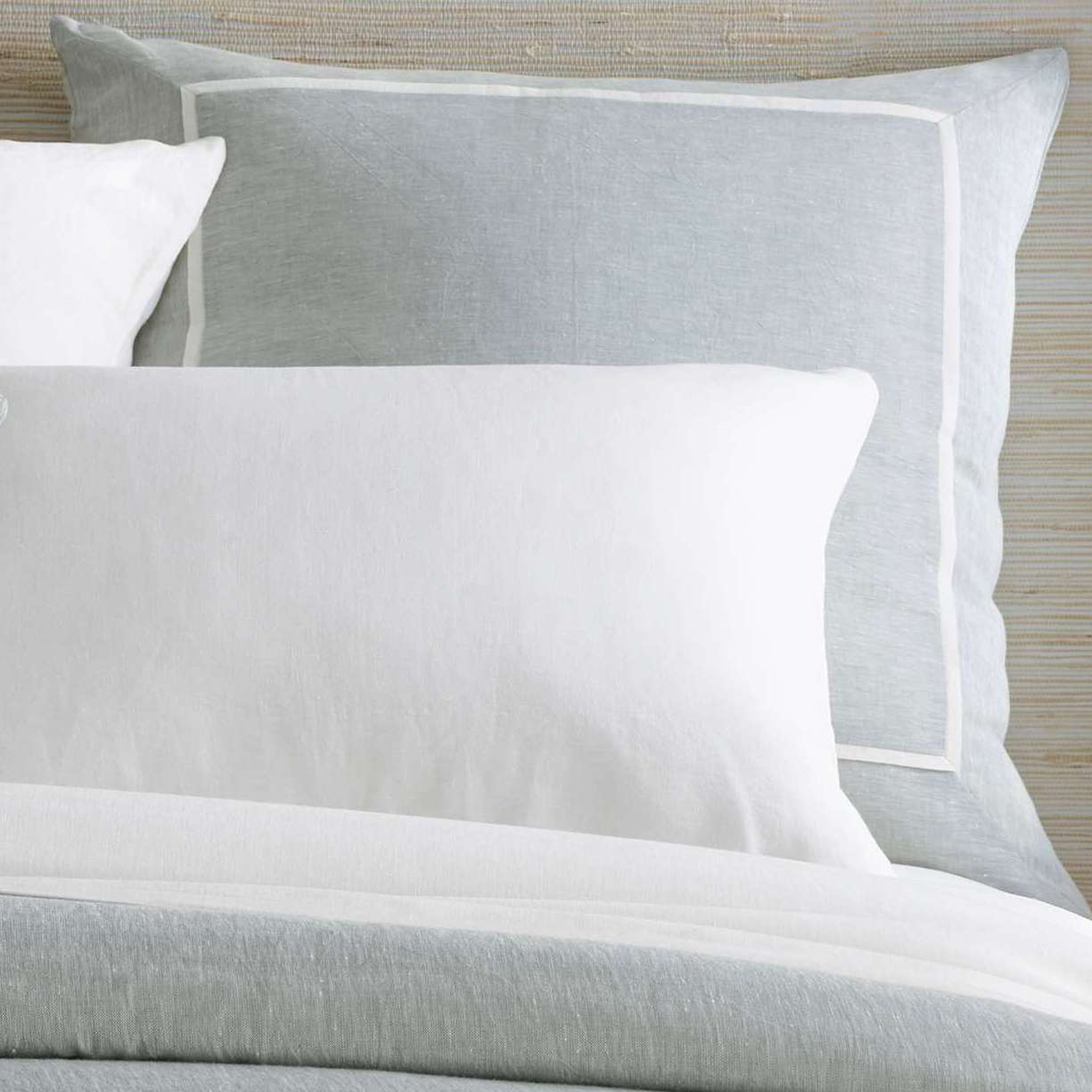 Keaton Linen Sky Sham - Dash and Albert