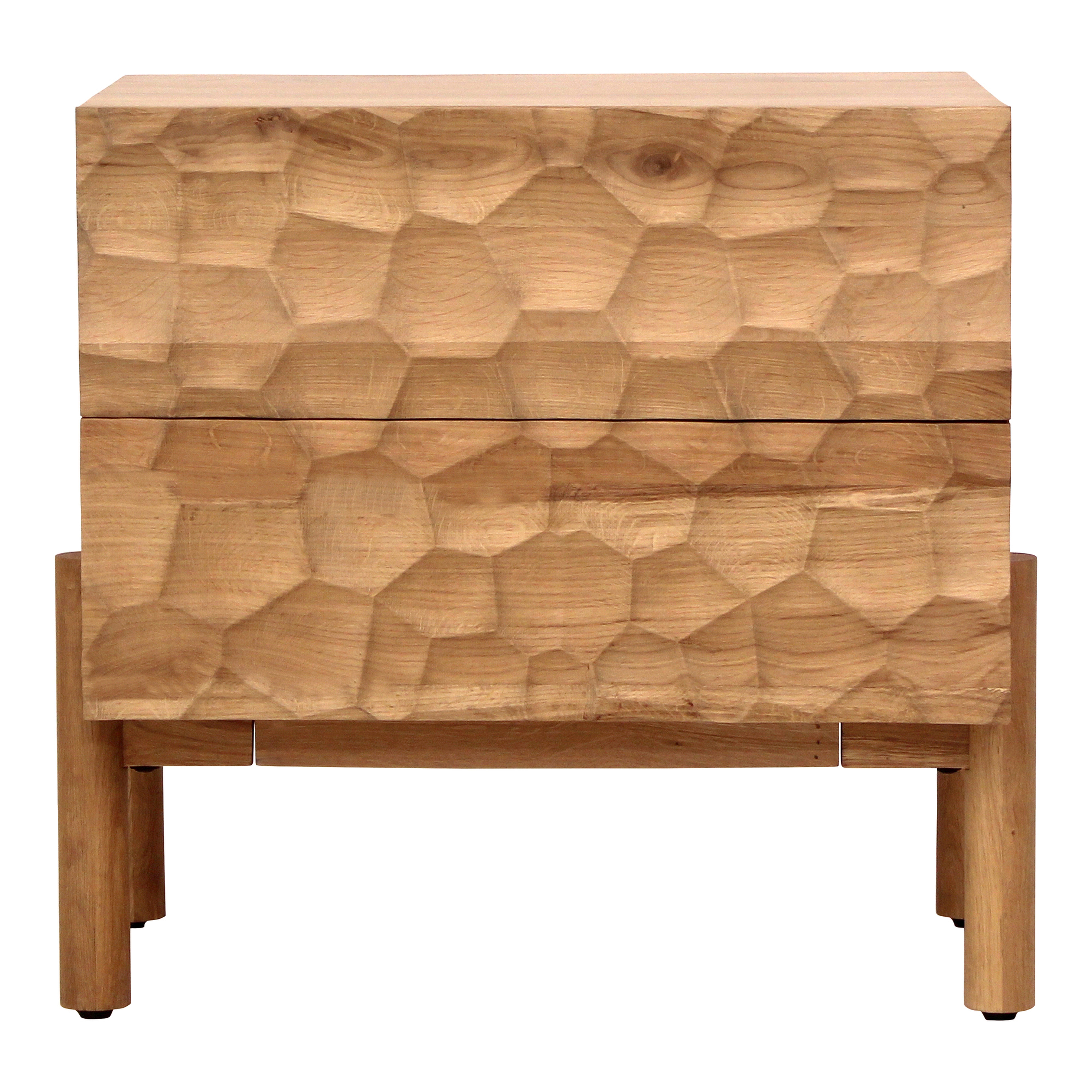 Misaki Nightstand Natural - Moes Home Collection