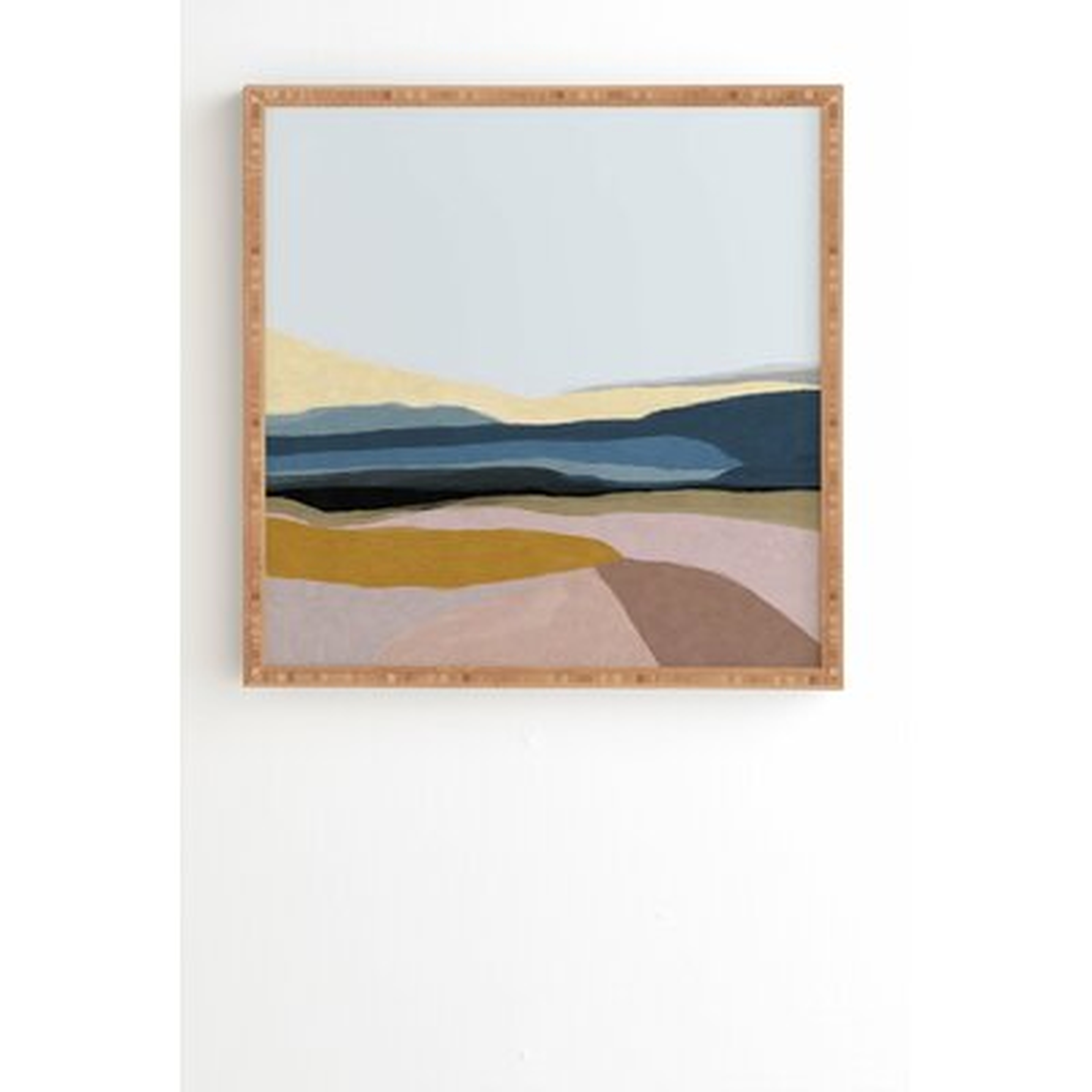 Dan Hobday Art Valley by Dan Hobday - Picture Frame Print Wood - Wayfair