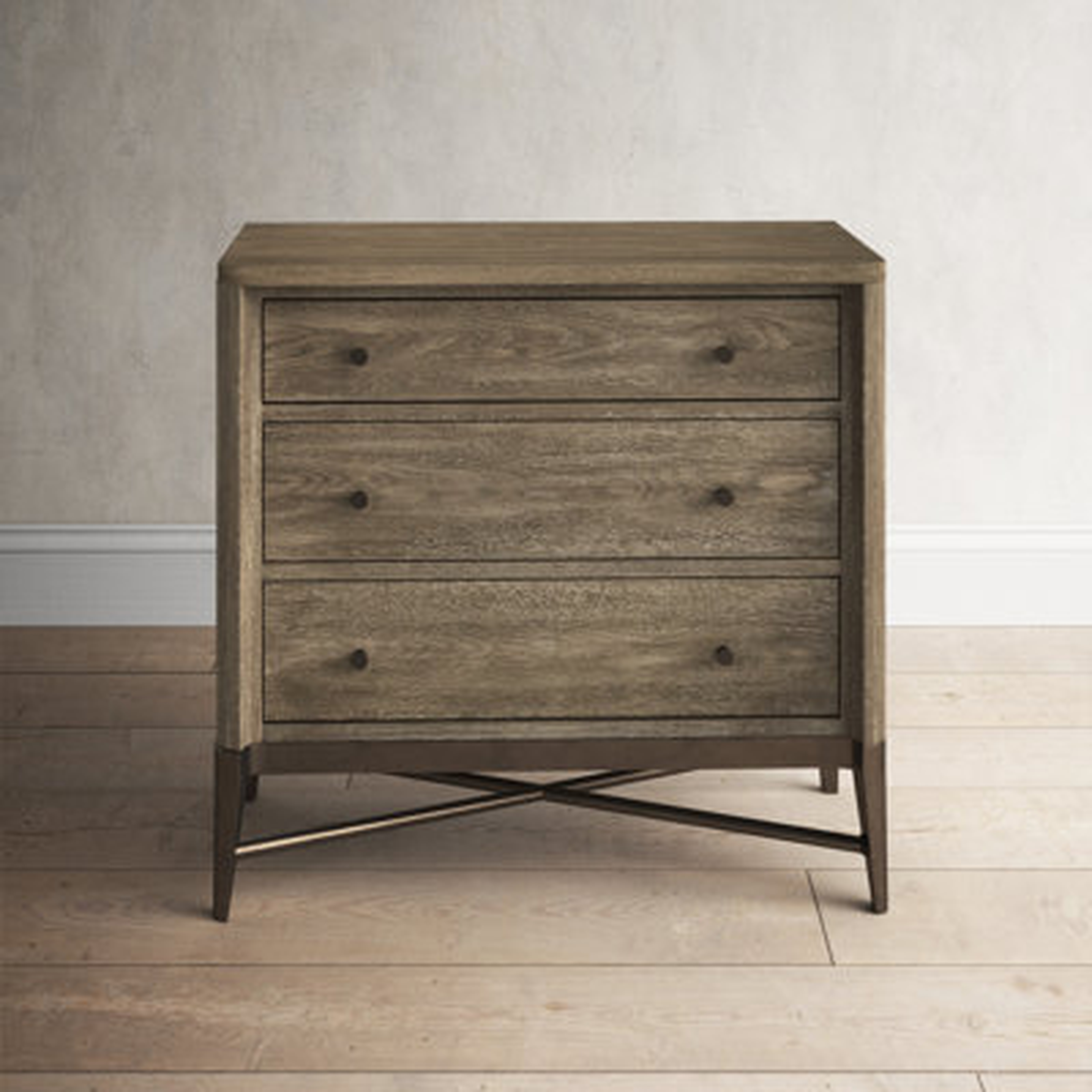 Regan 3 - Drawer Nightstand - Birch Lane