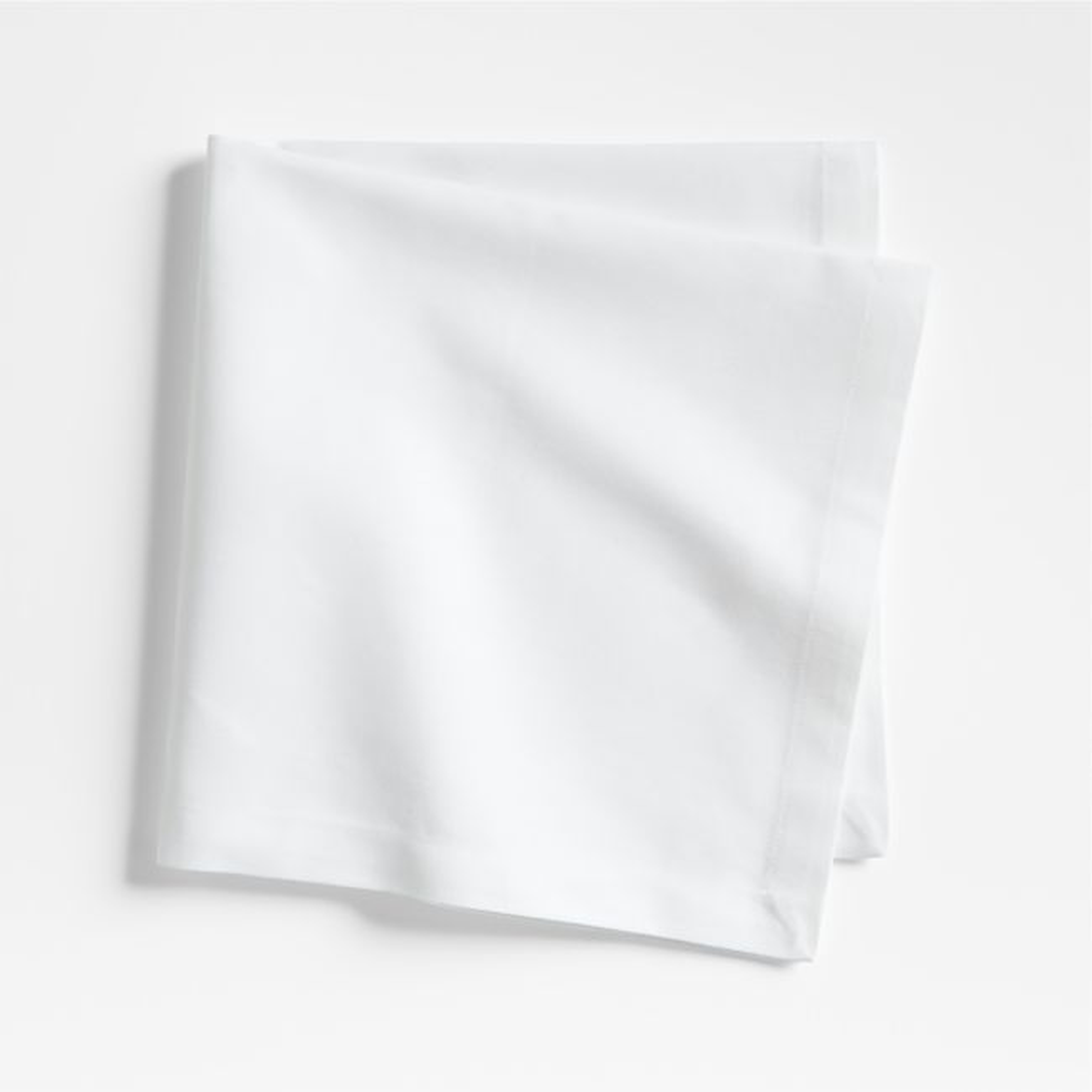 Aspen Crisp White Organic Cotton Napkin - Crate and Barrel