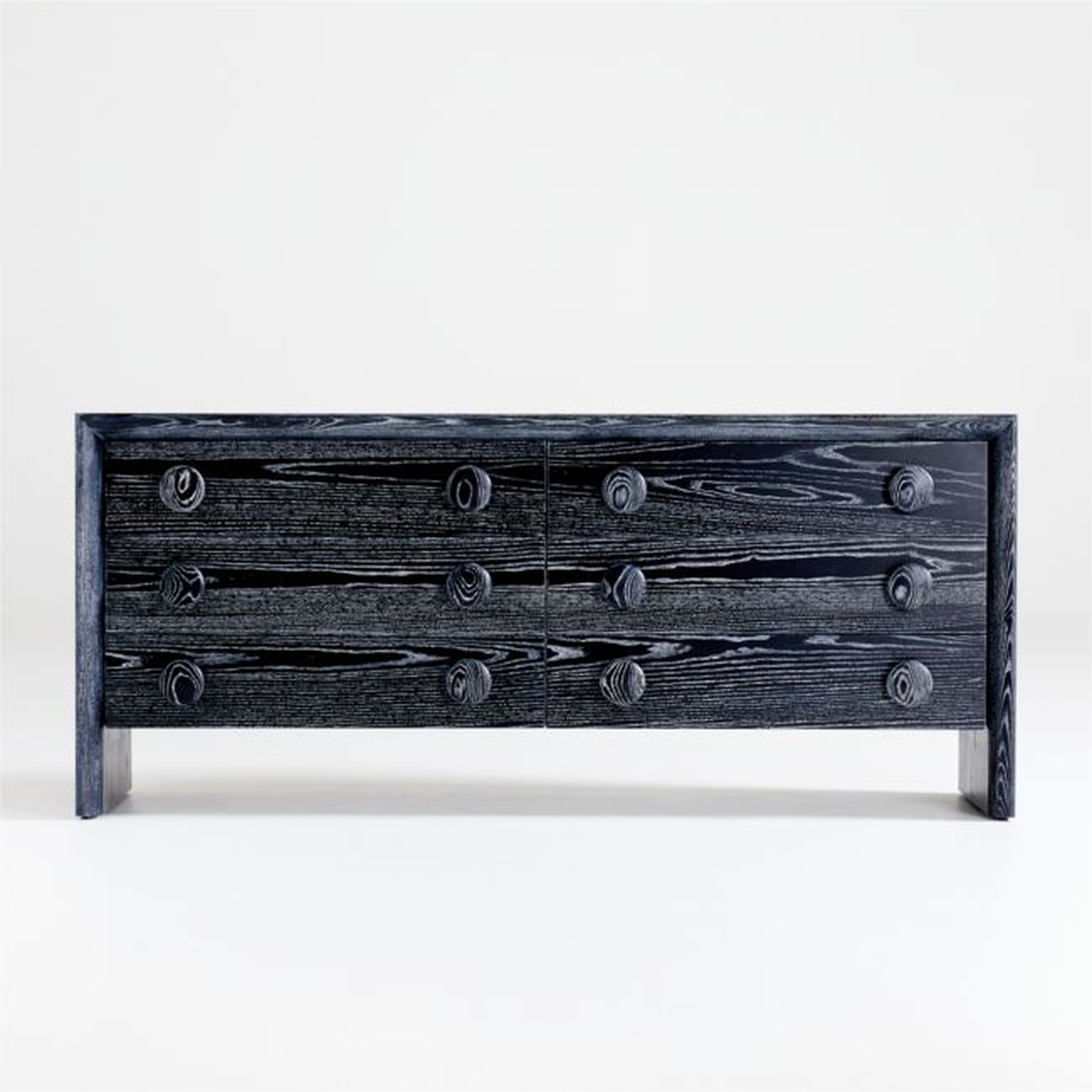 Altamont Black 6-Drawer Dresser - Crate and Barrel