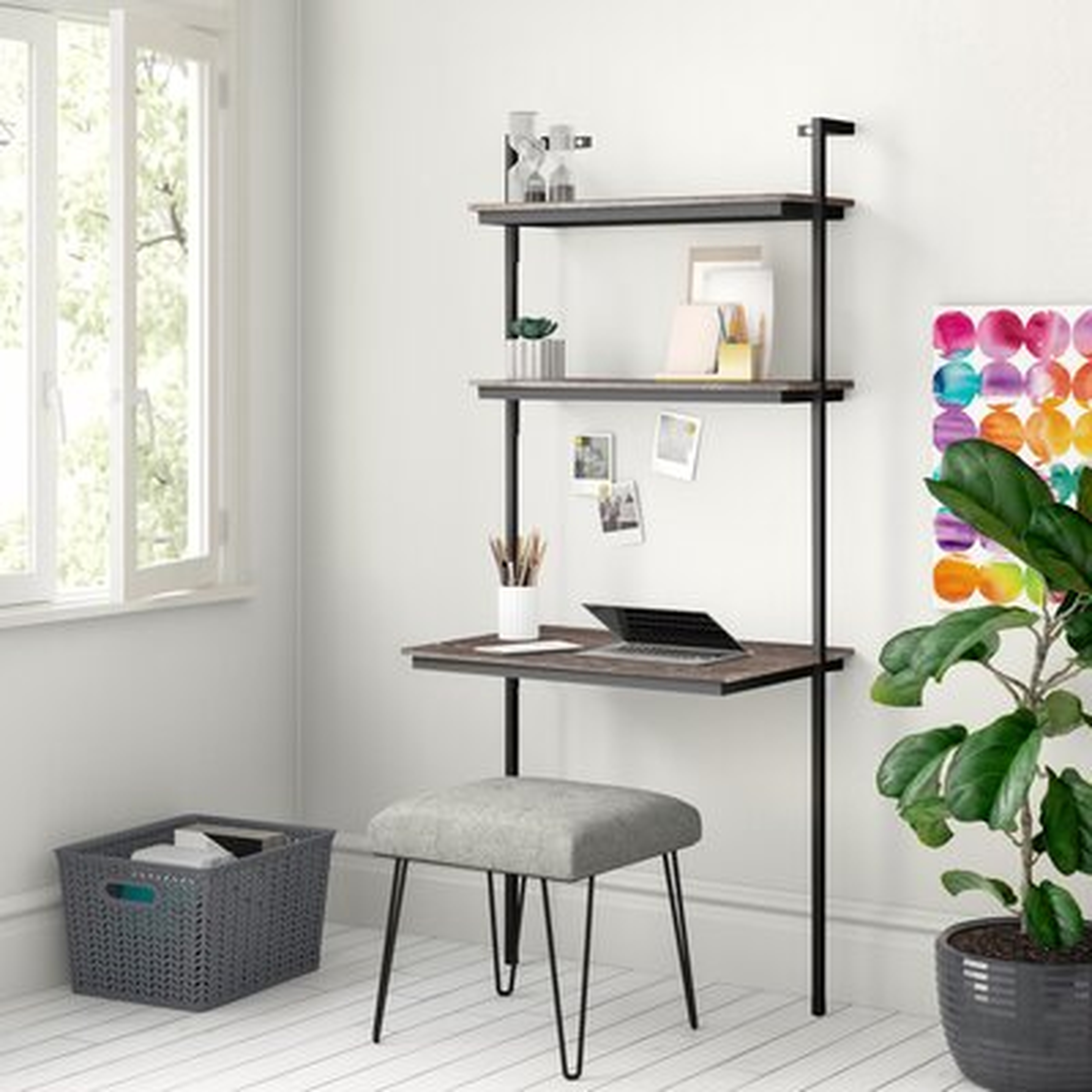 Arcade Leaning/Ladder Desk - Wayfair