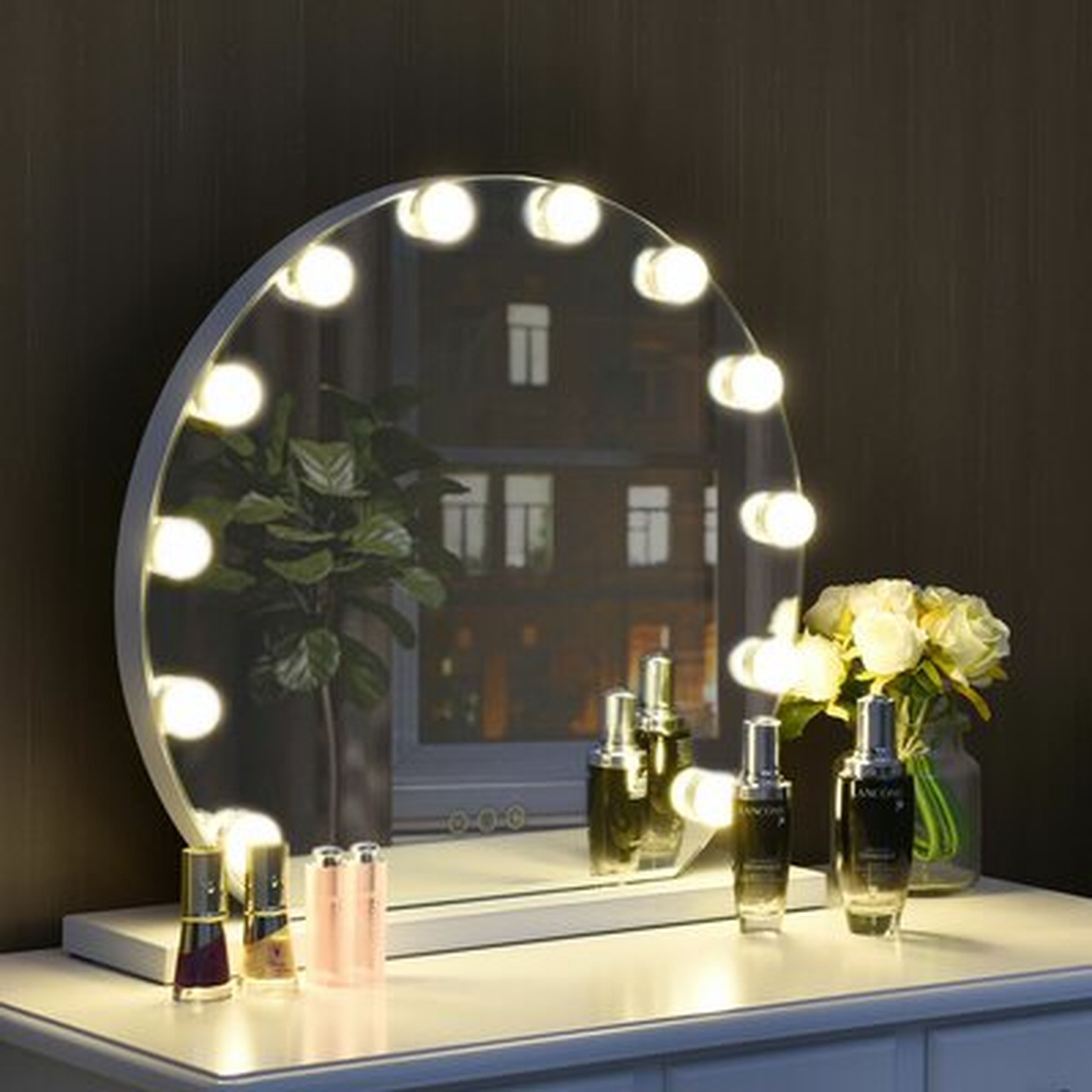 Antigone Makeup Touch Screen Hollywood Bathroom/Vanity Mirror - Wayfair