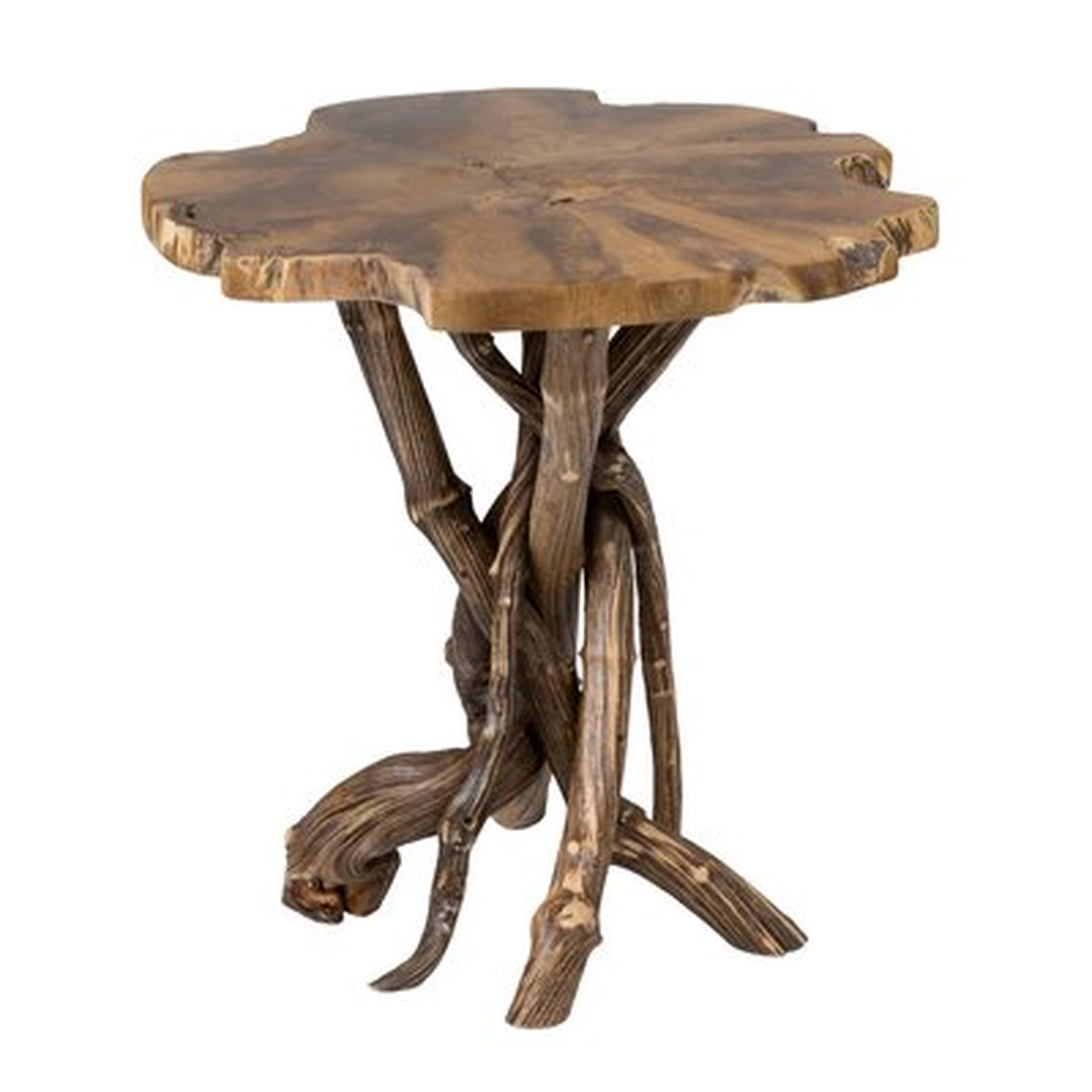 Lohr Solid Wood Pedestal End Table - Wayfair