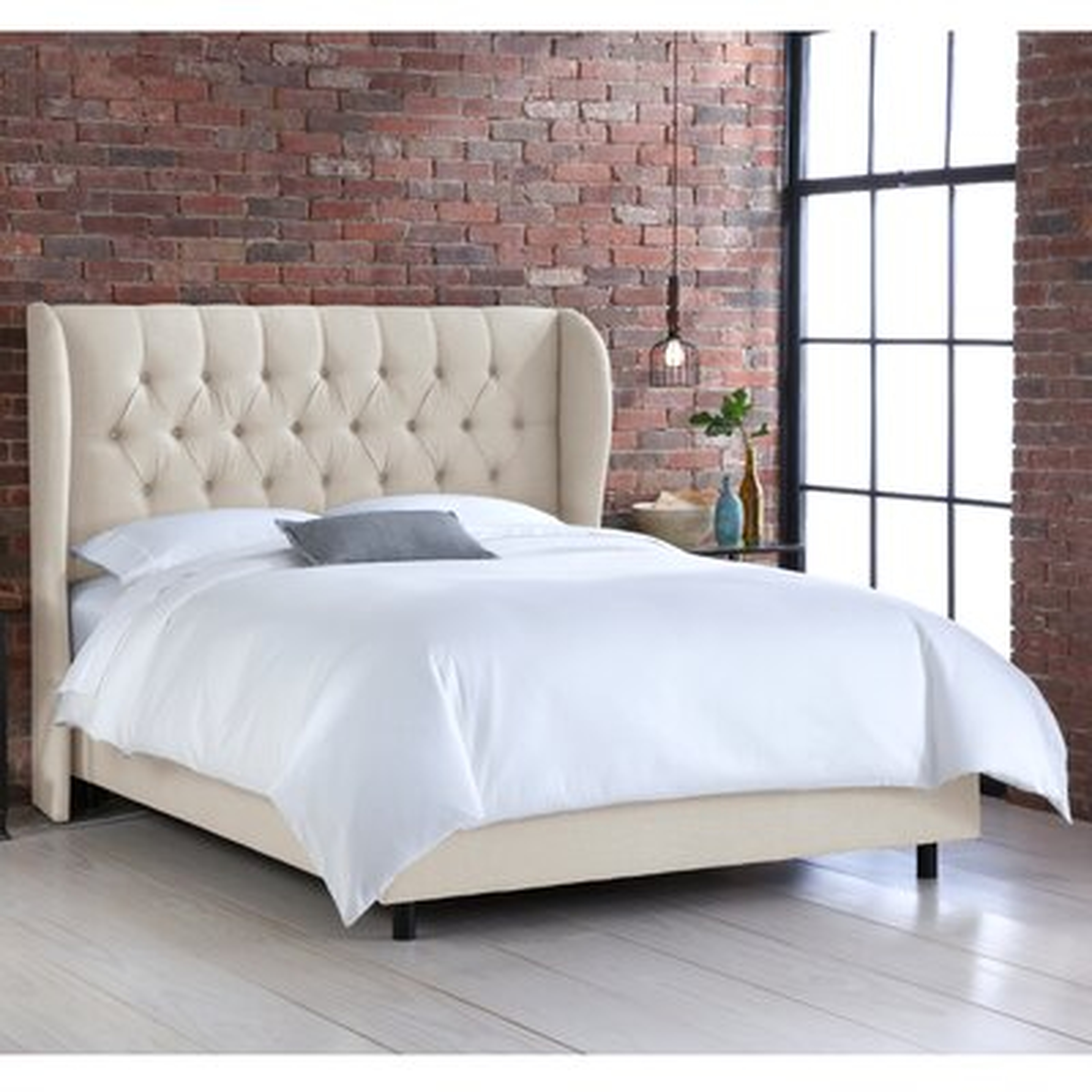Ahumada Upholstered Low Profile Standard Bed - Wayfair