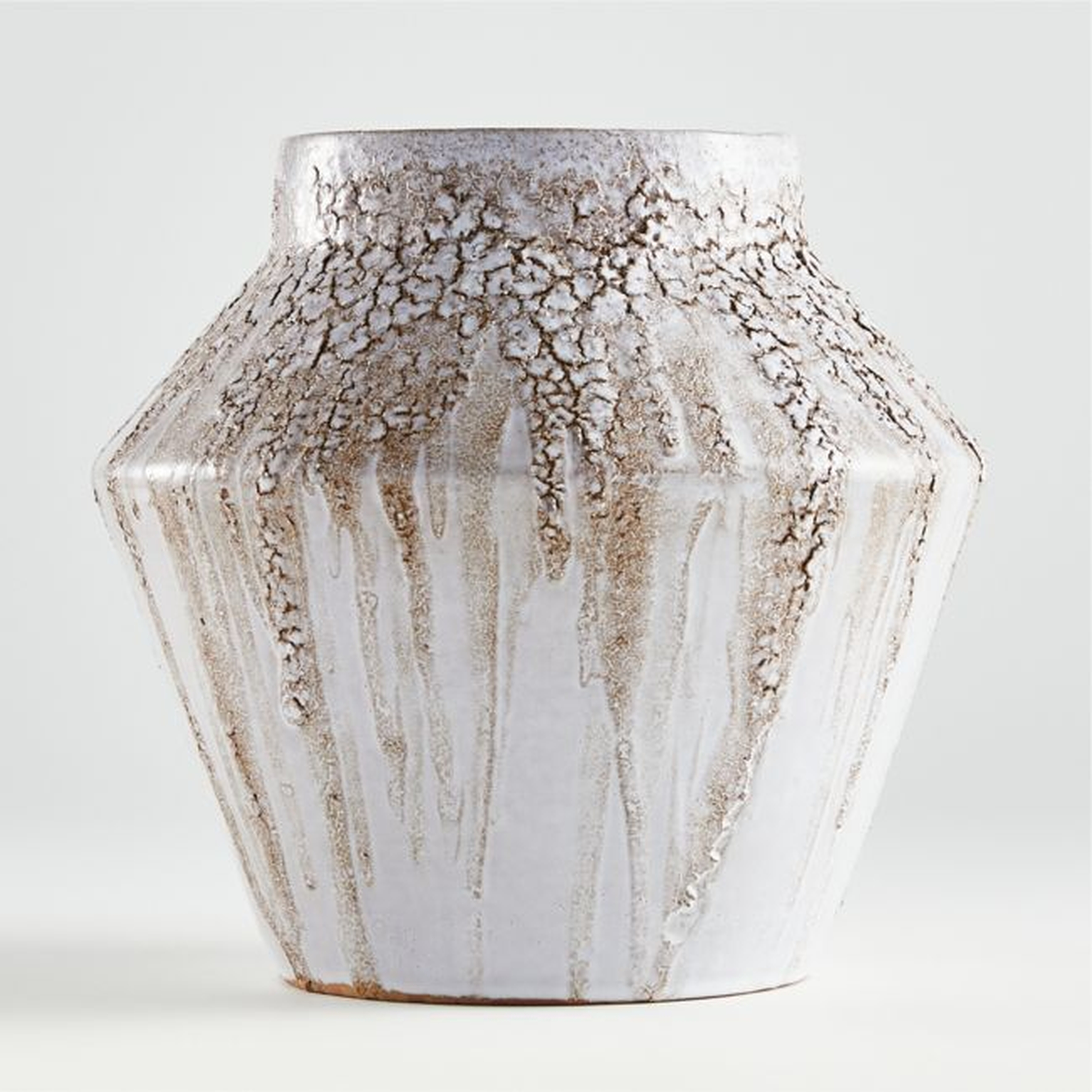 Fairview White Bark Vase - Crate and Barrel