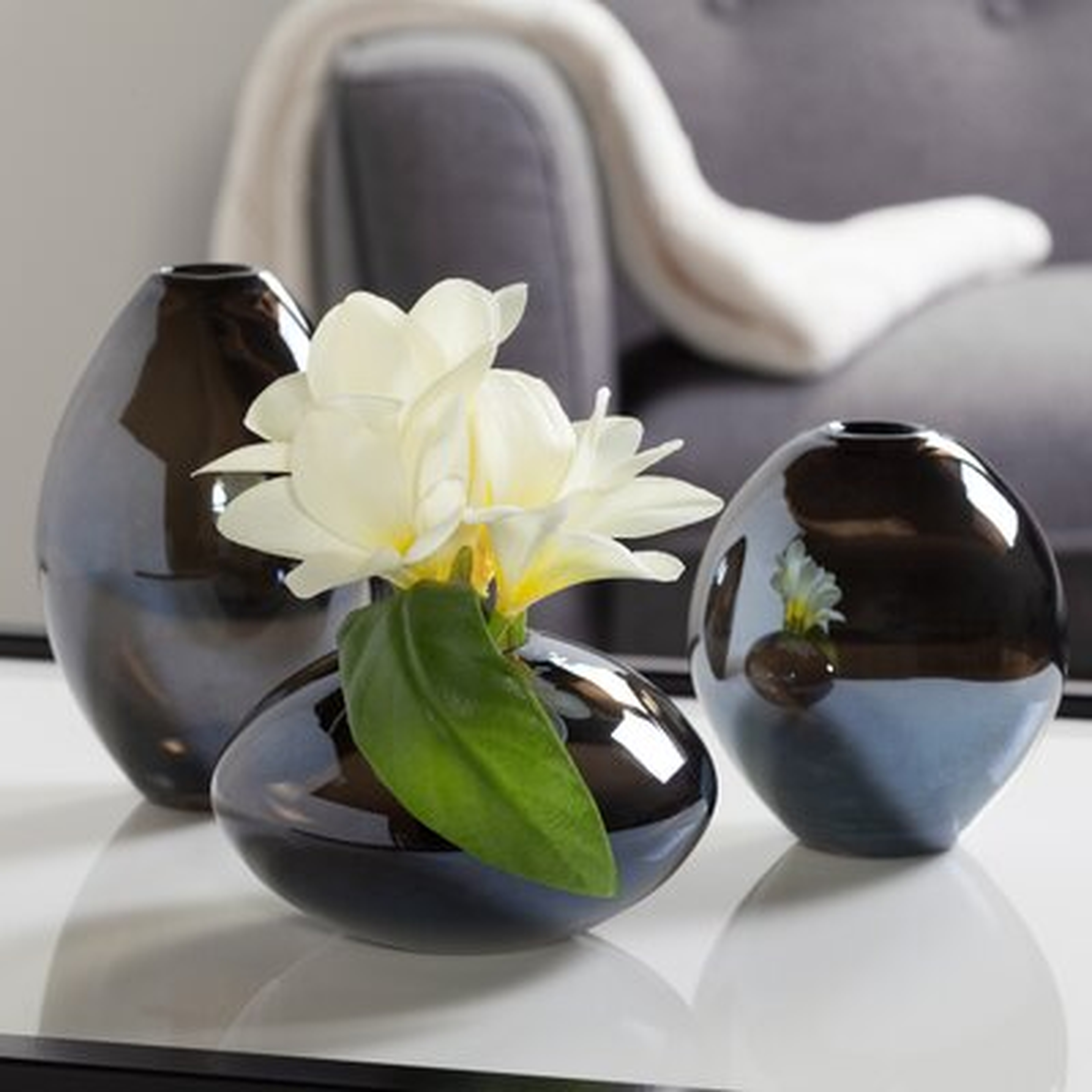 Natonia Lustre 3 Piece Assorted Table Vase Set - Wayfair