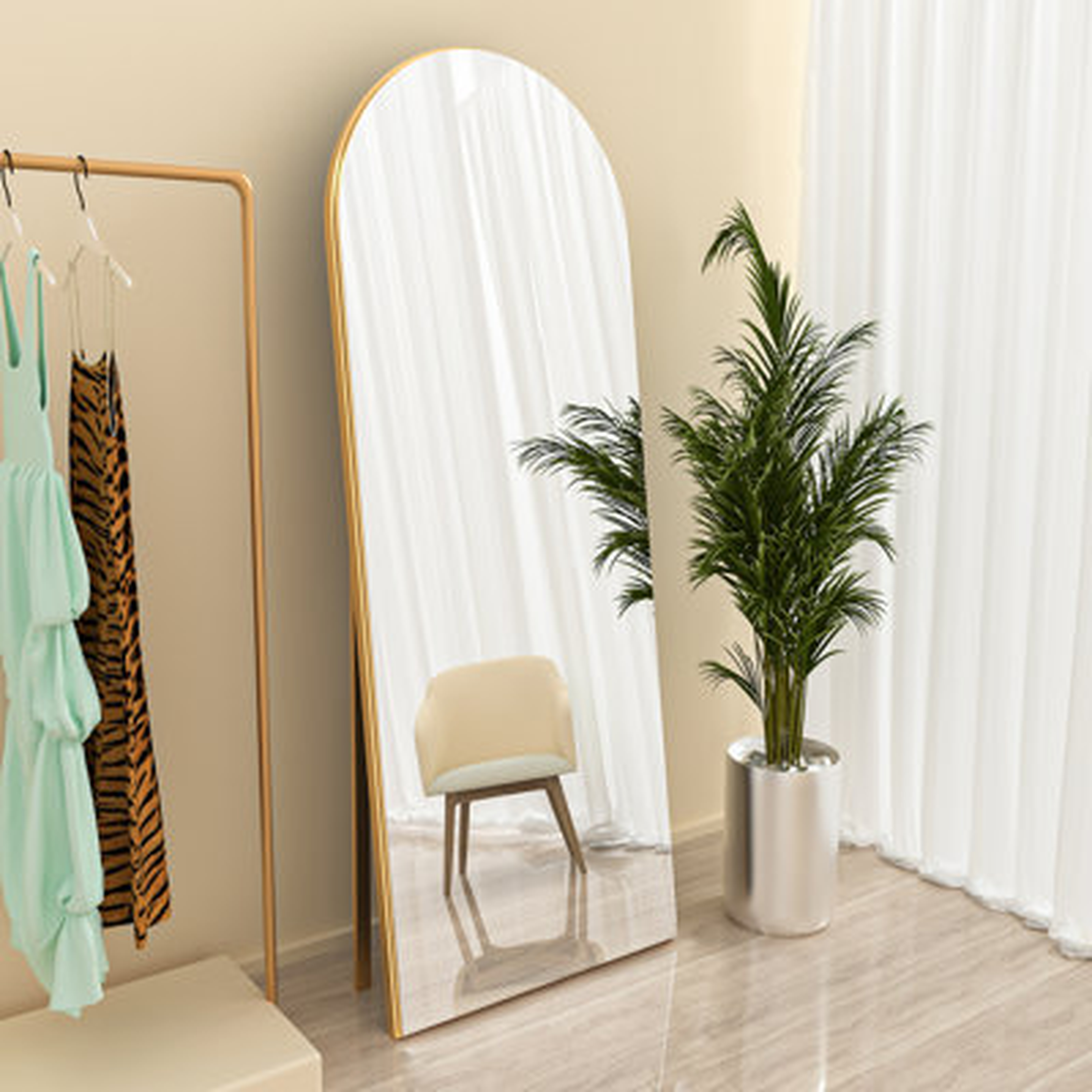 Metal Arch Mirror - Wayfair