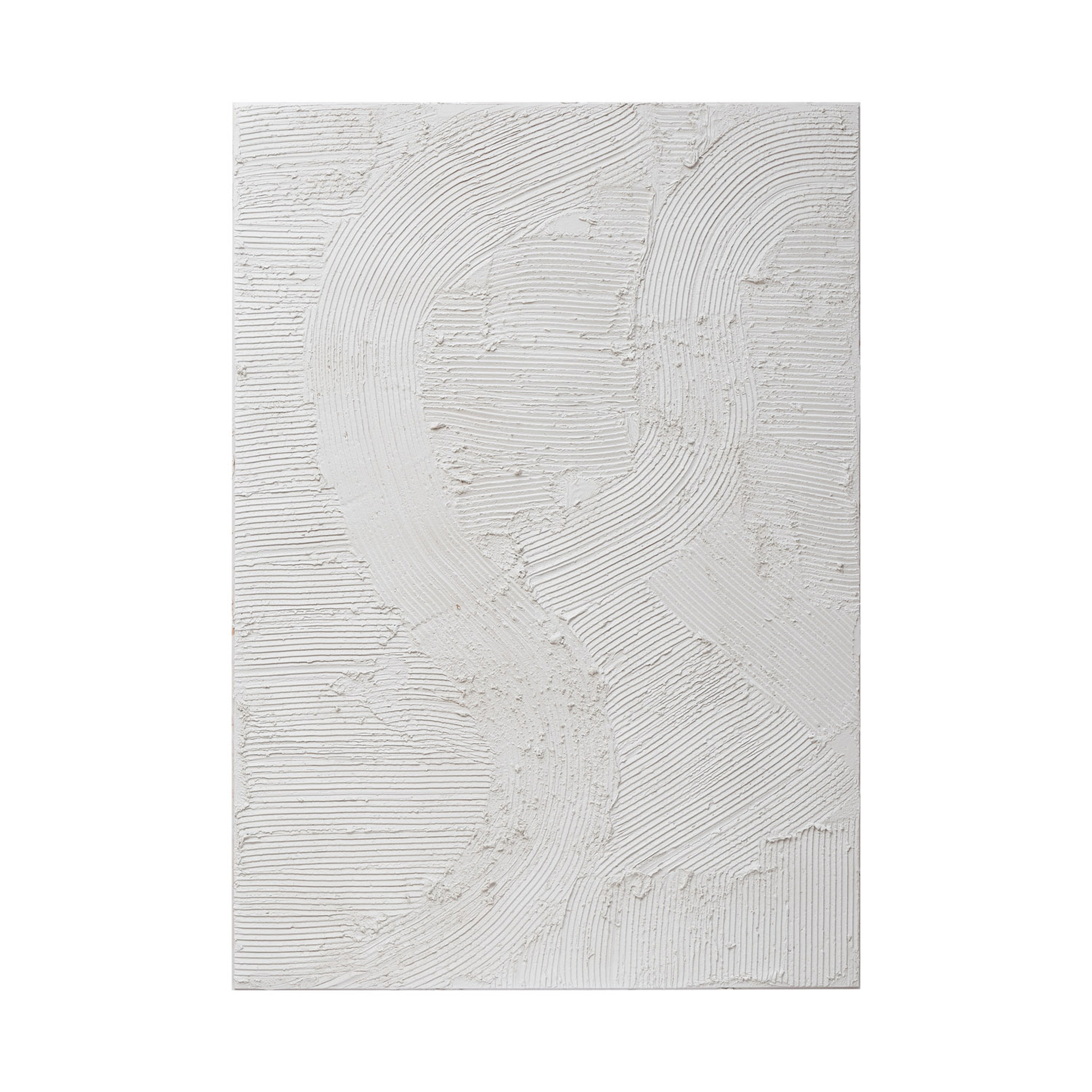 Textured MDF and Putty Wall Décor - Bloomingville