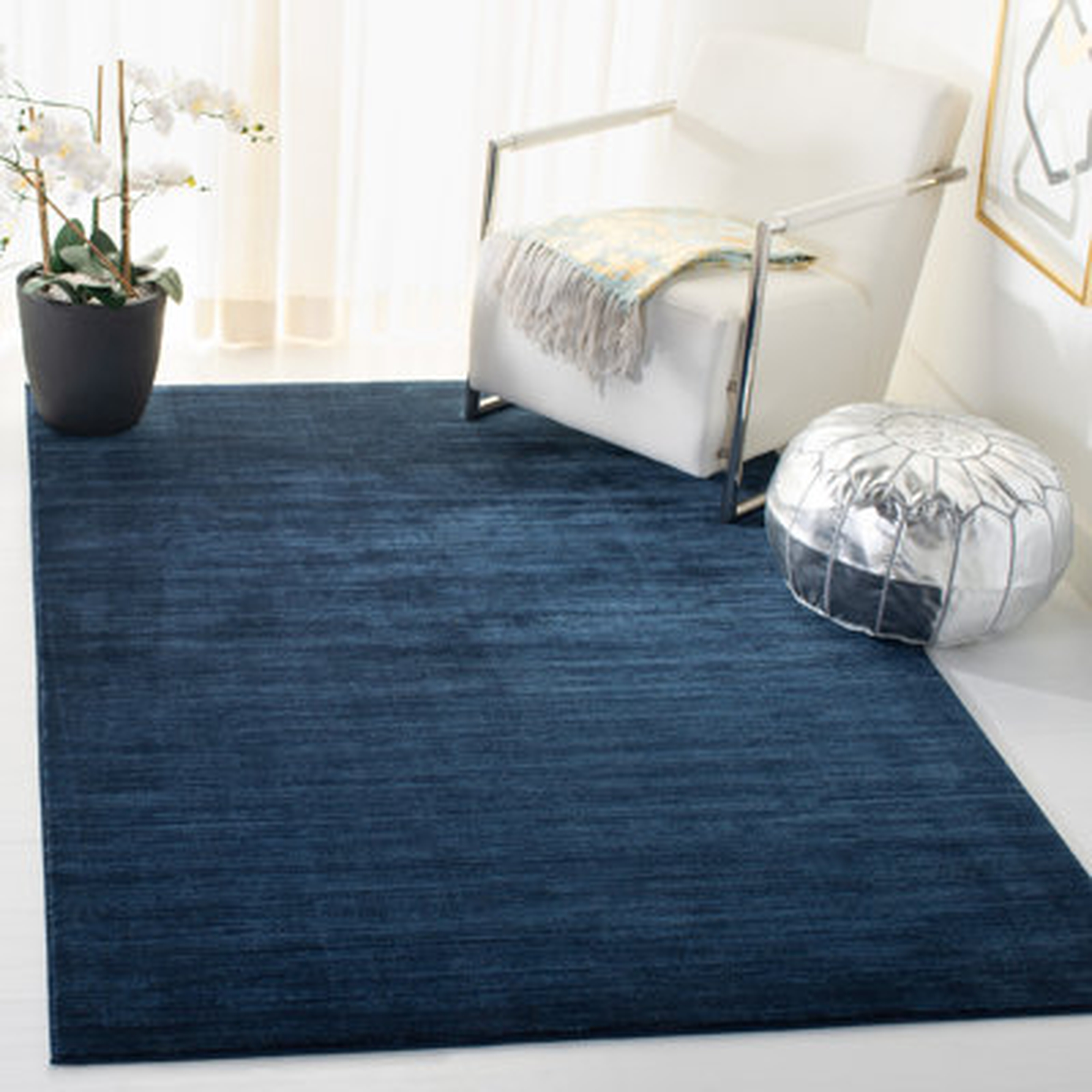 Weyauwega Navy Indoor / Outdoor Area Rug - Wayfair