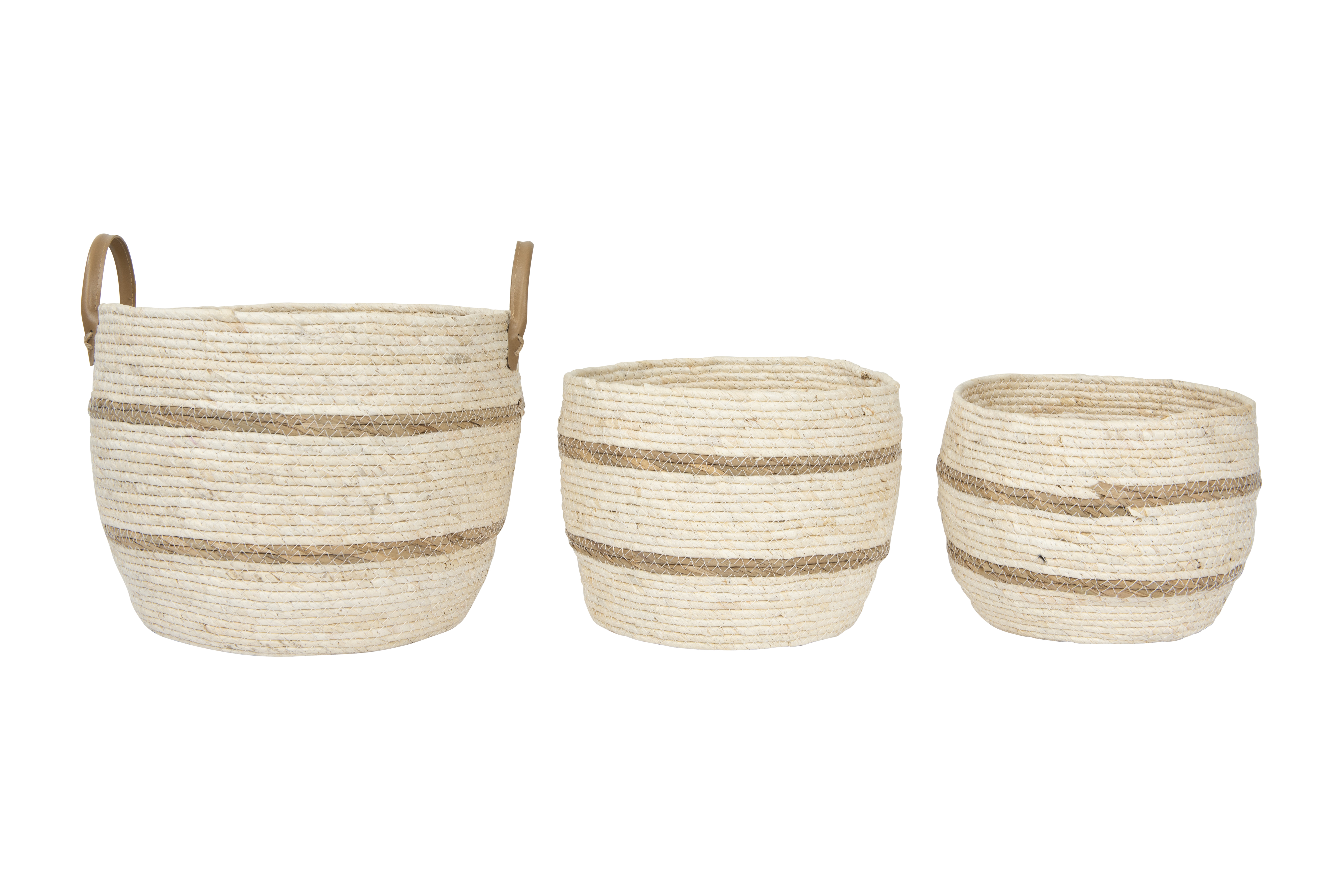 Shiloh Baskets, Set of 3 - Cove Goods