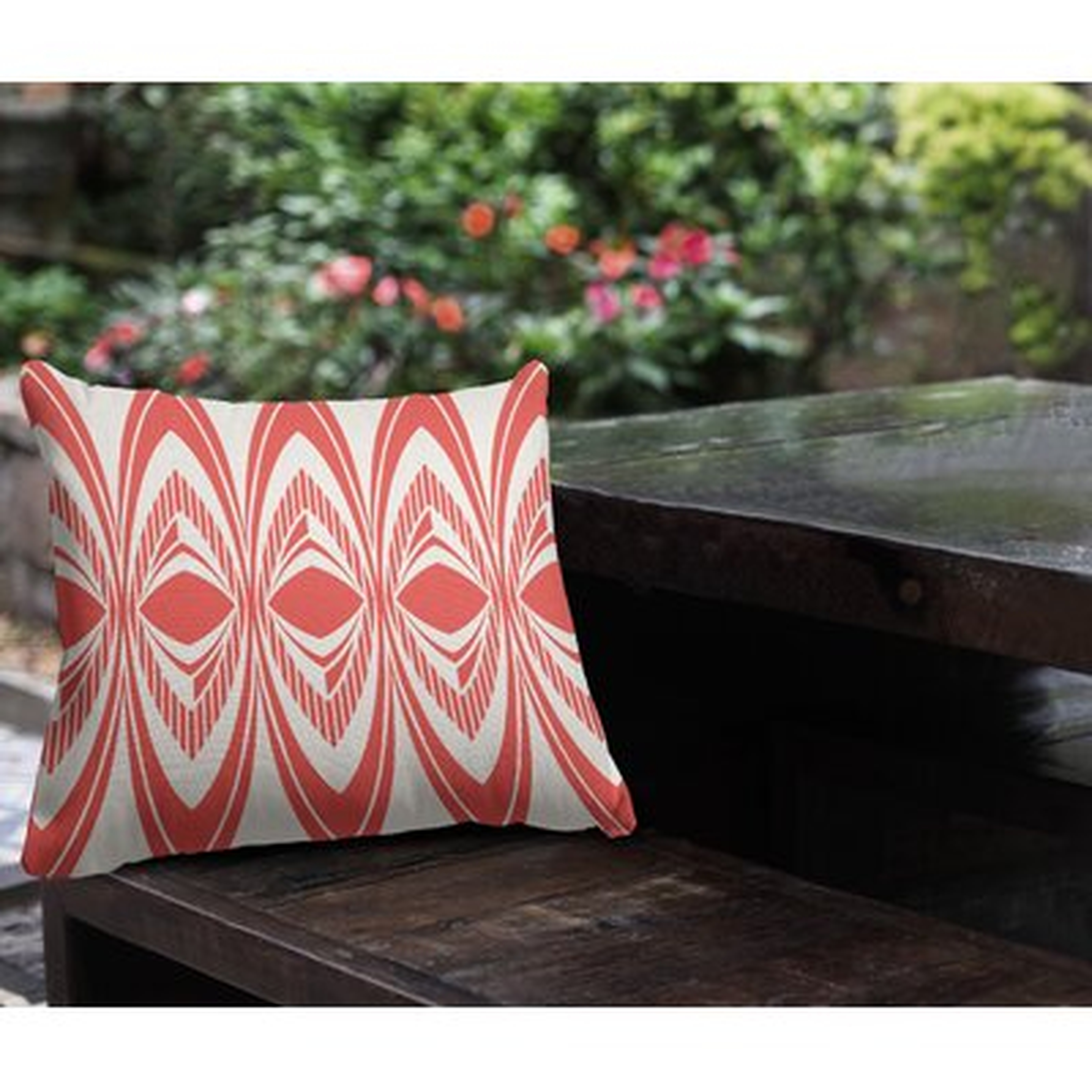 Chisom Tribal Outdoor Square Pillow Cover & Insert - Wayfair
