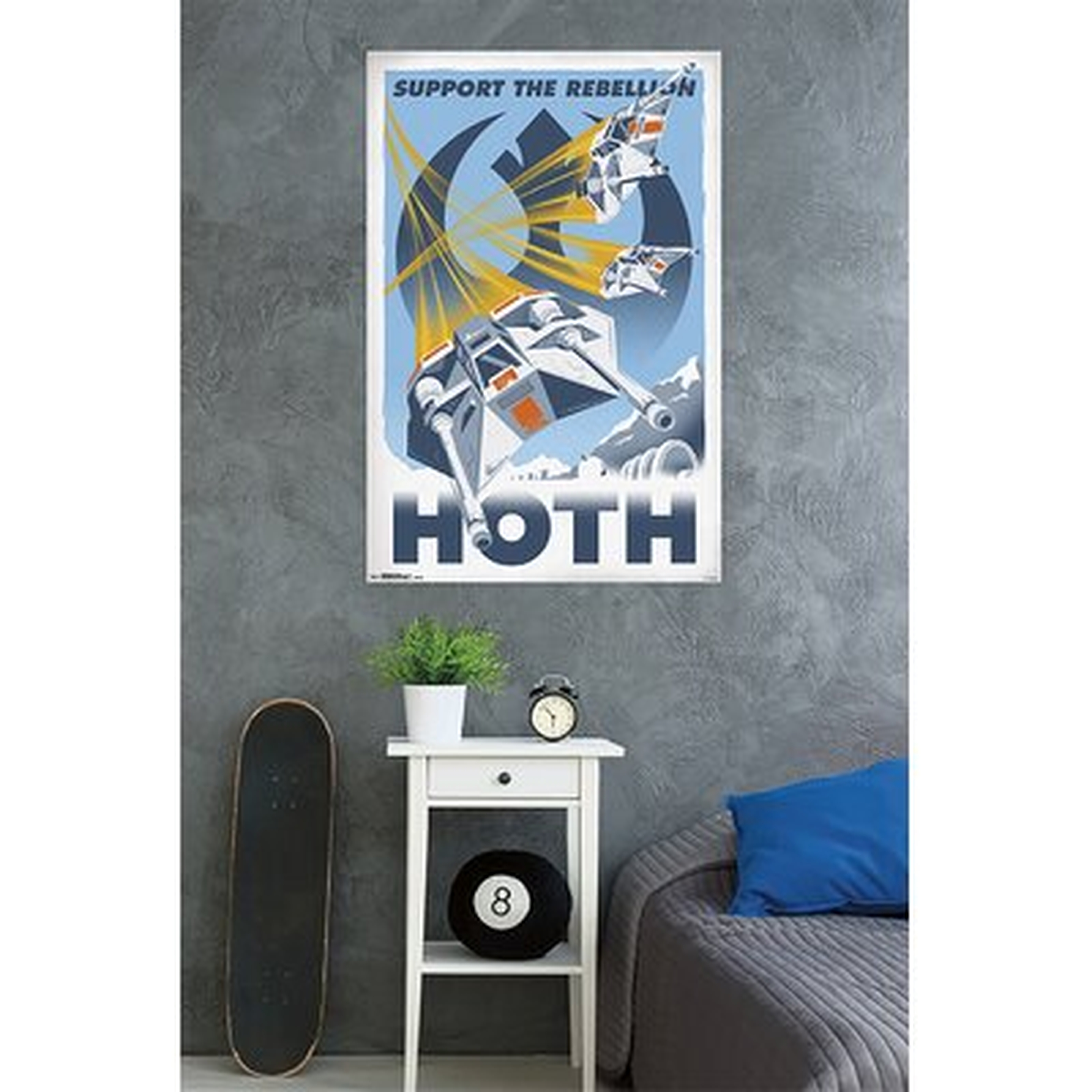 Star Wars - Hoth Paper Print - Wayfair