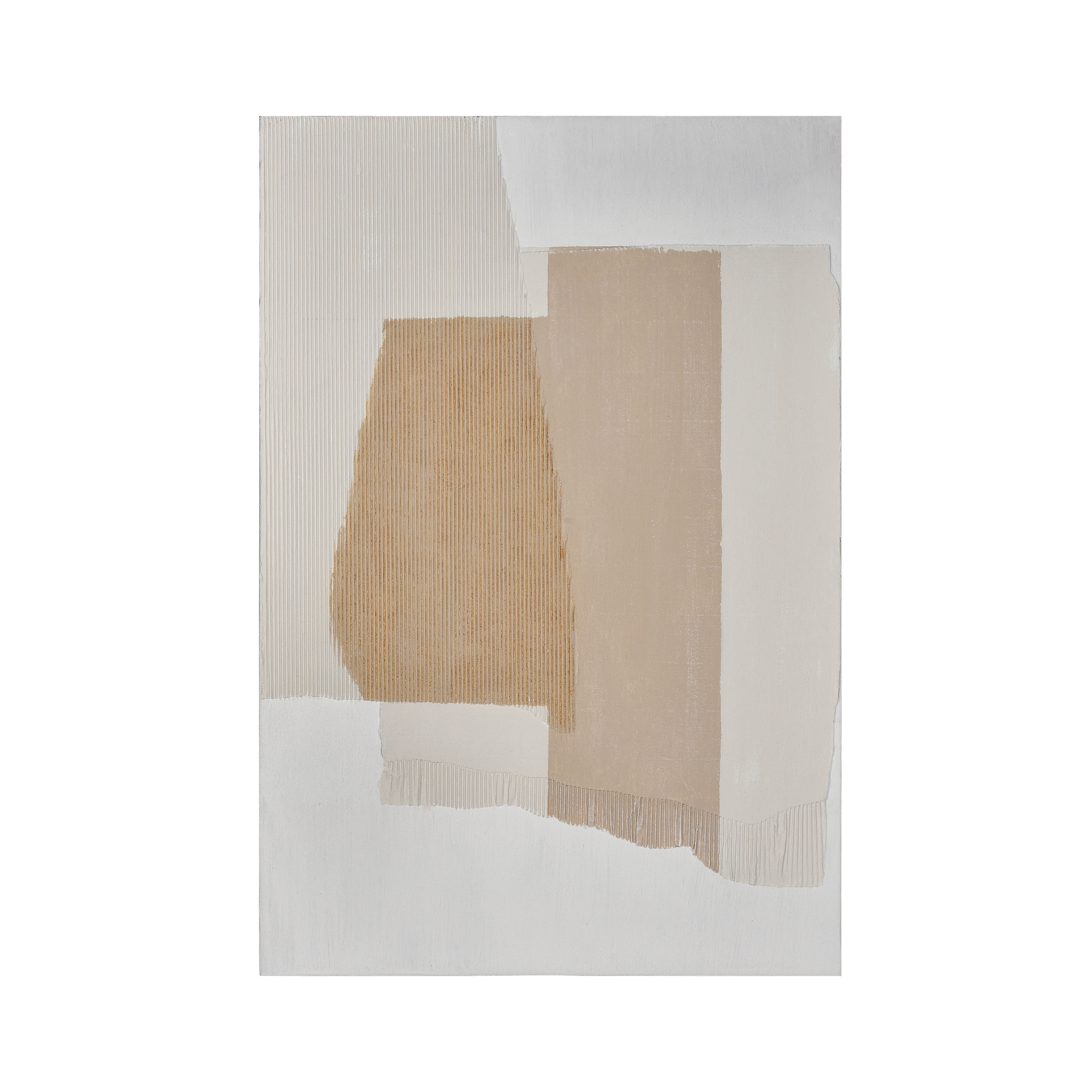 Taupe Abstract Wall Art - Elk Home