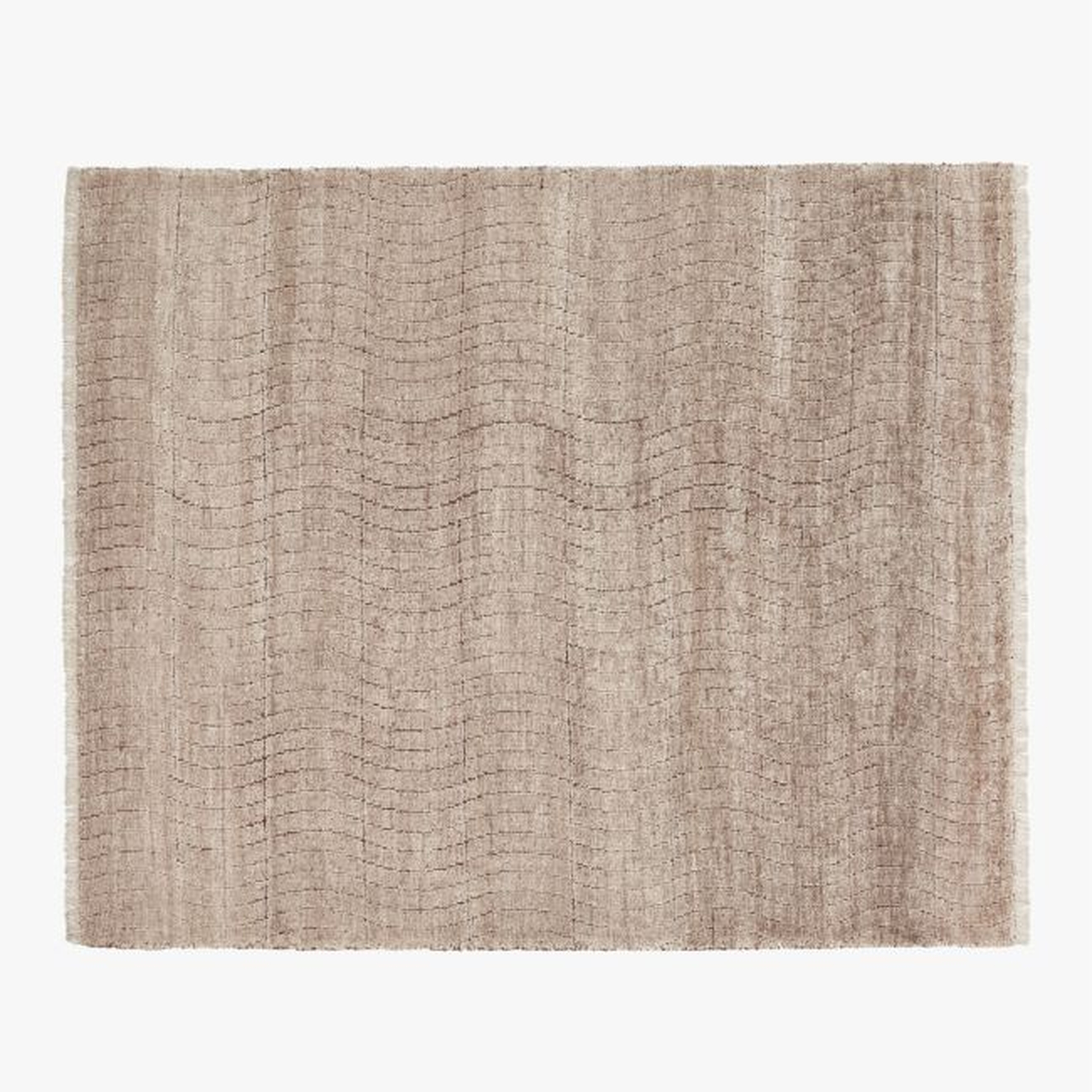 Wave Hand-knotted Rug 8'x10' - CB2