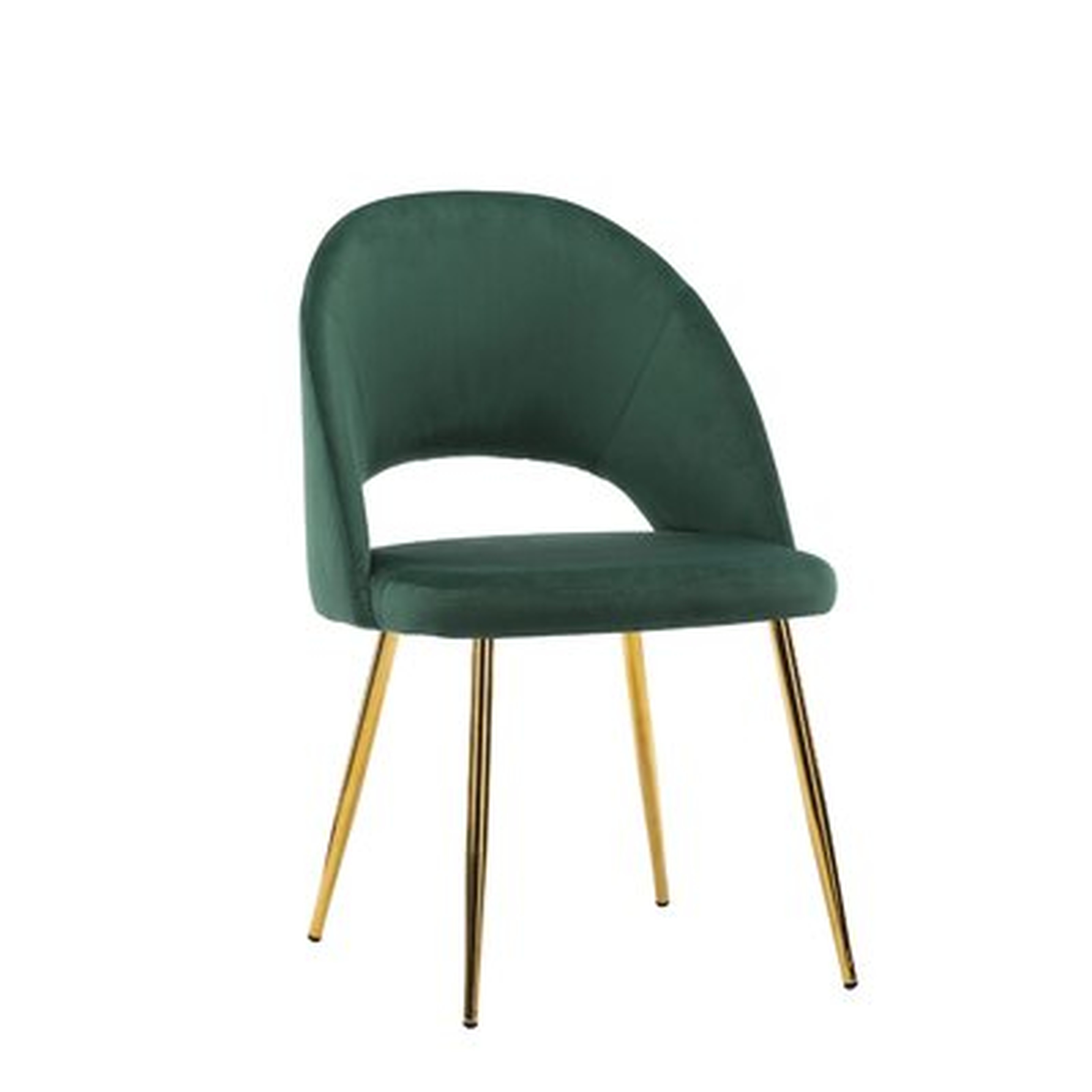Emerico Velvet Upholstered Side Chair - Wayfair