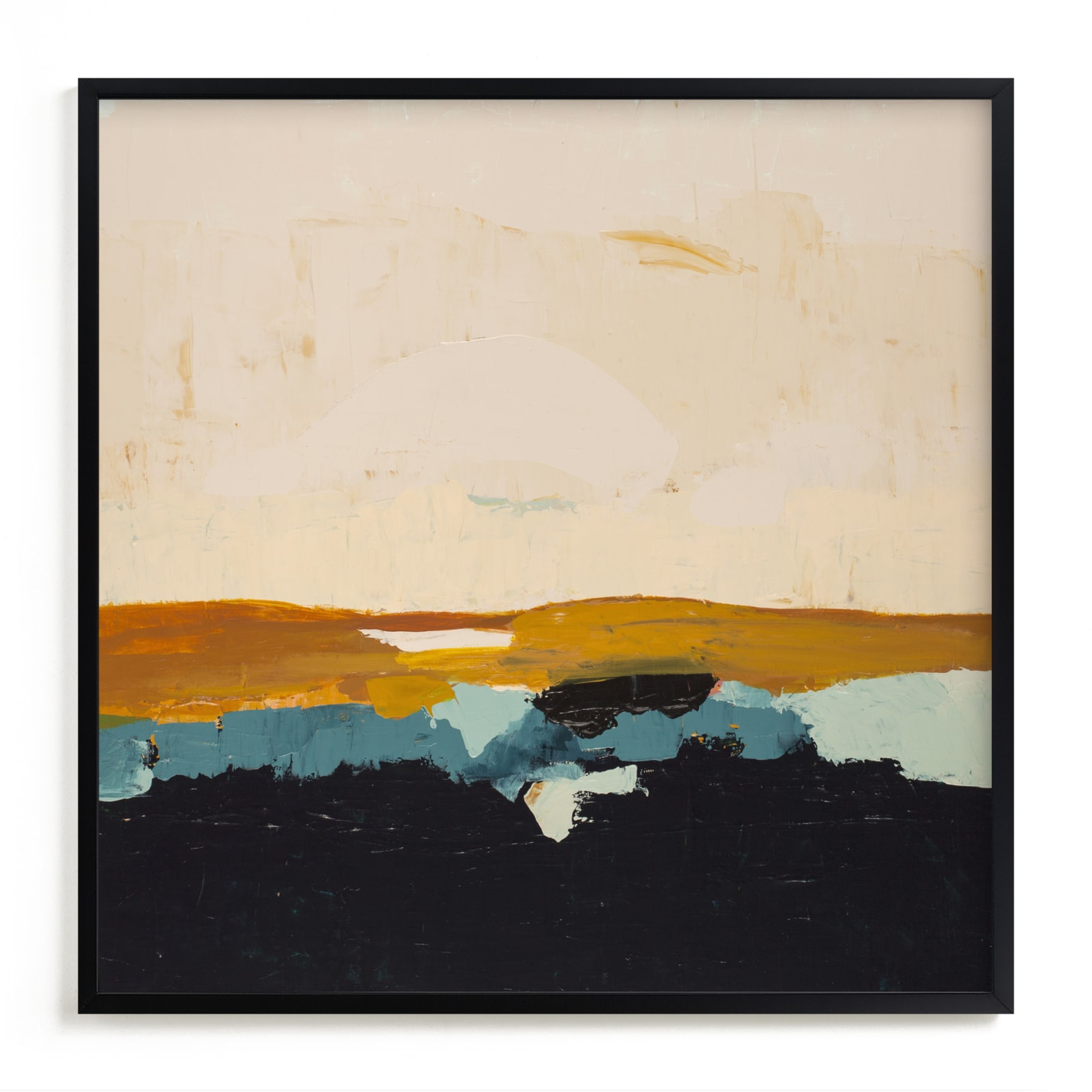 Yellow Seascape Open Edition Fine Art Print - Minted