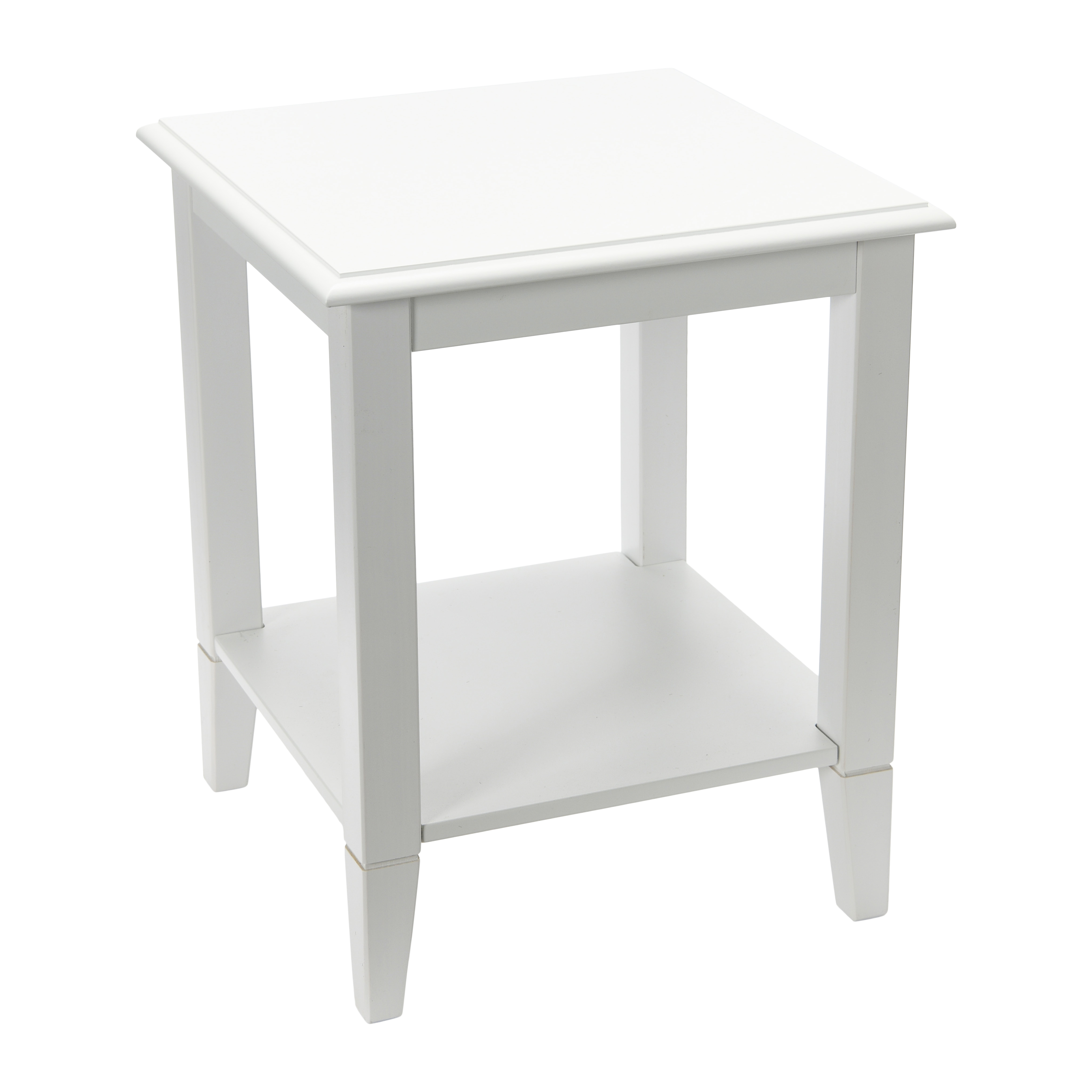 Pleasantville Wood 2-Tier End Table - Creative Co-Op