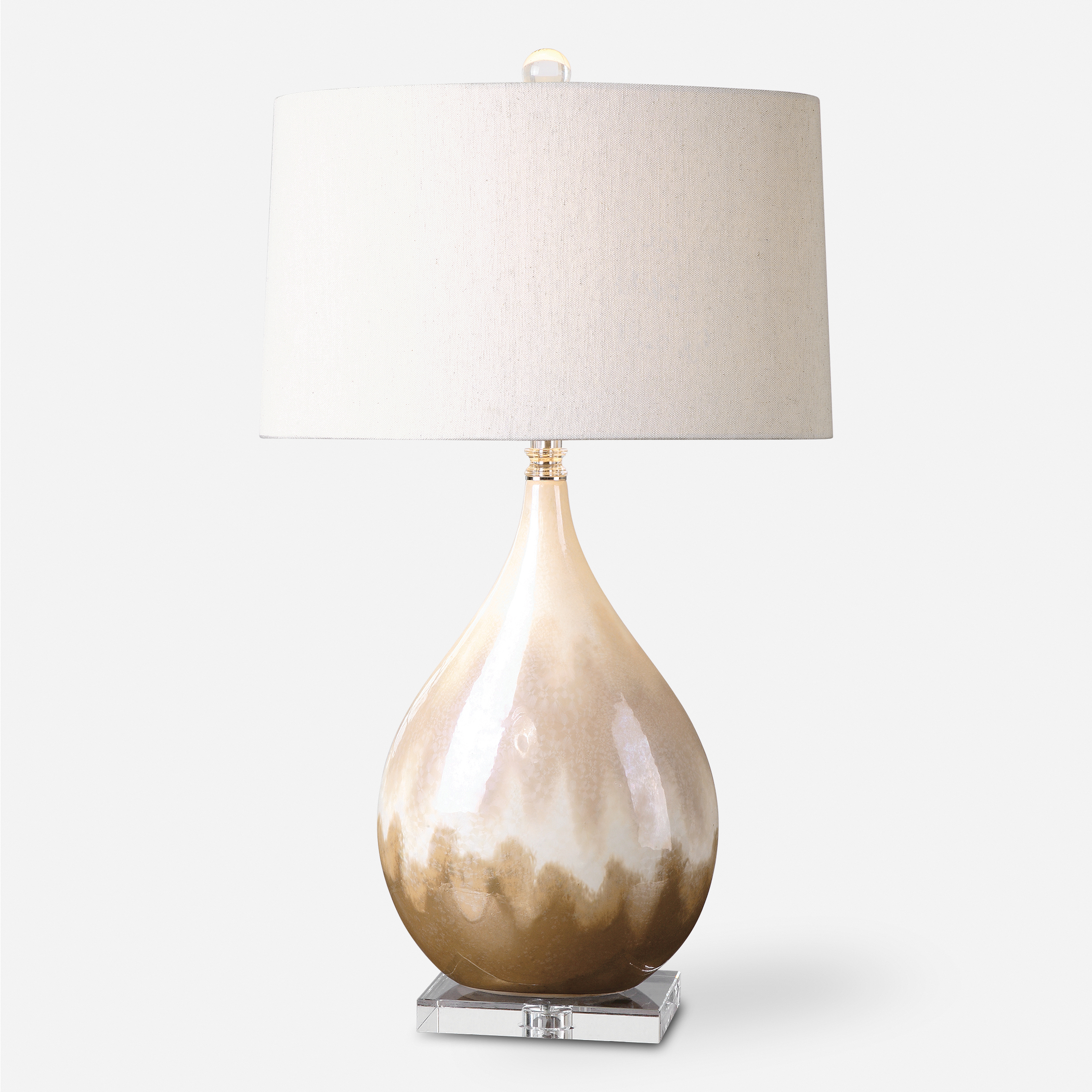 Flavian Glazed Ceramic Lamp - Uttermost