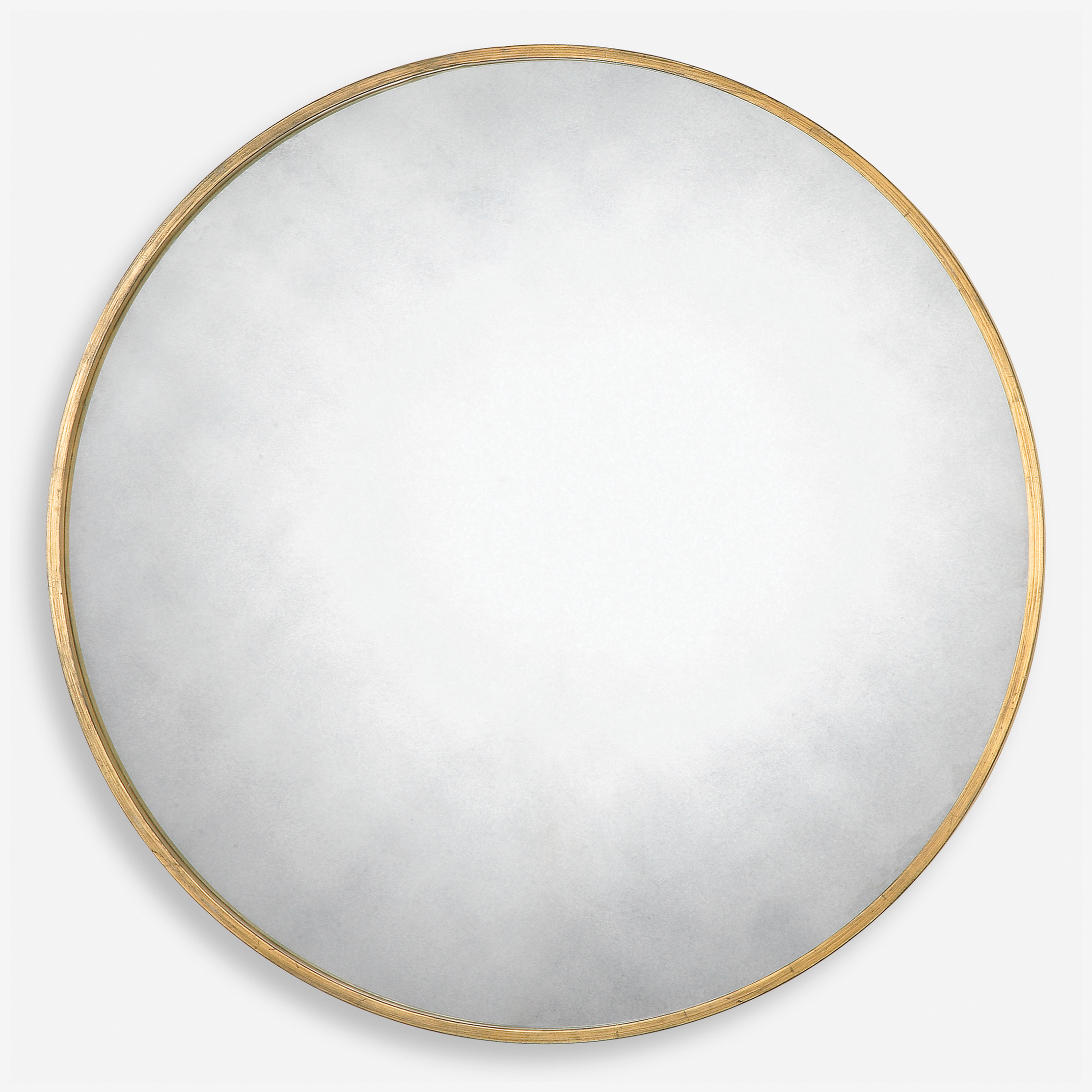 Junius Round Gold Mirror - Uttermost