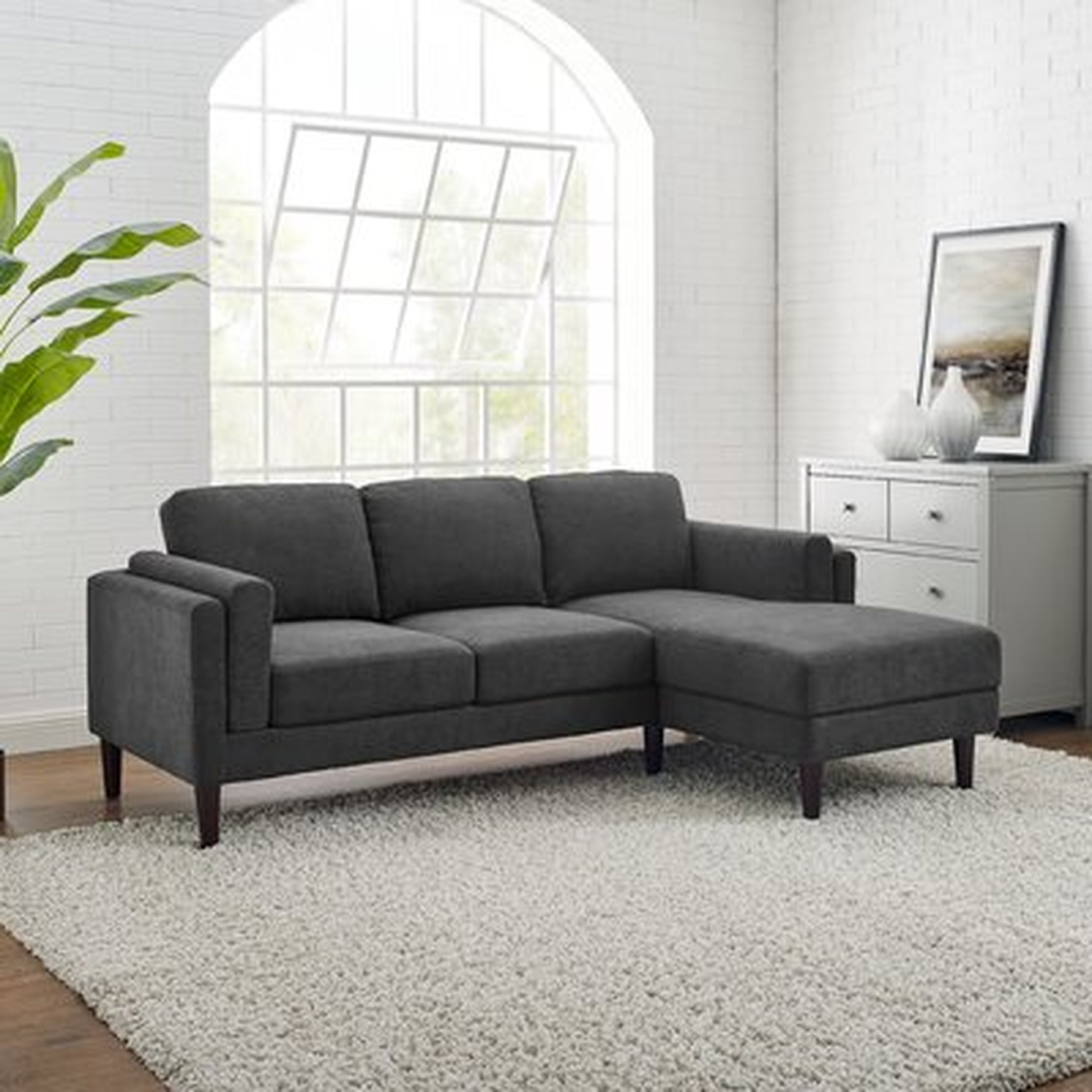 Martello 82" Wide Right Hand Facing Sofa & Chaise with Ottoman - Wayfair