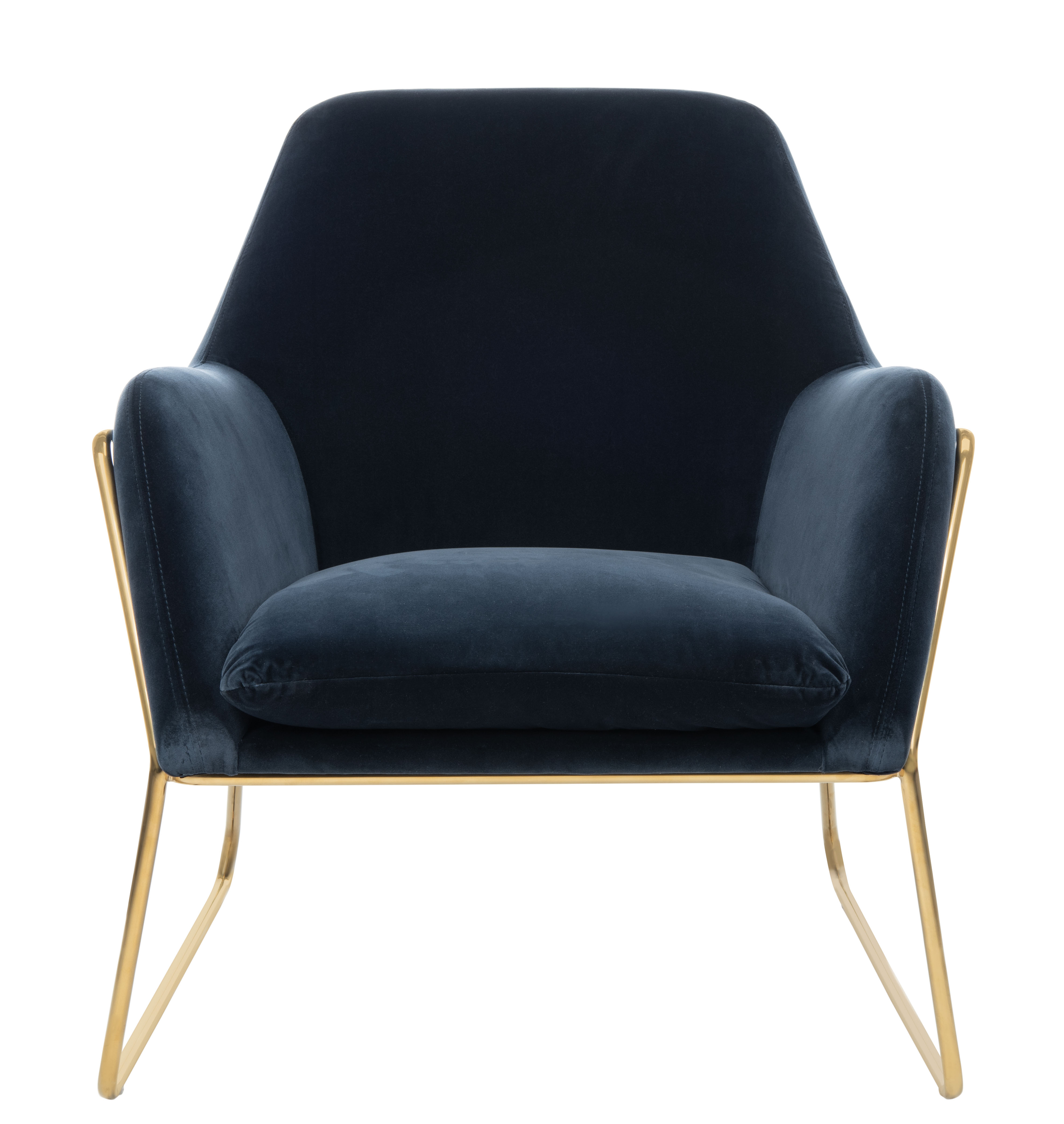 Misty Metal Frame Accent Chair - Navy - Arlo Home - Arlo Home