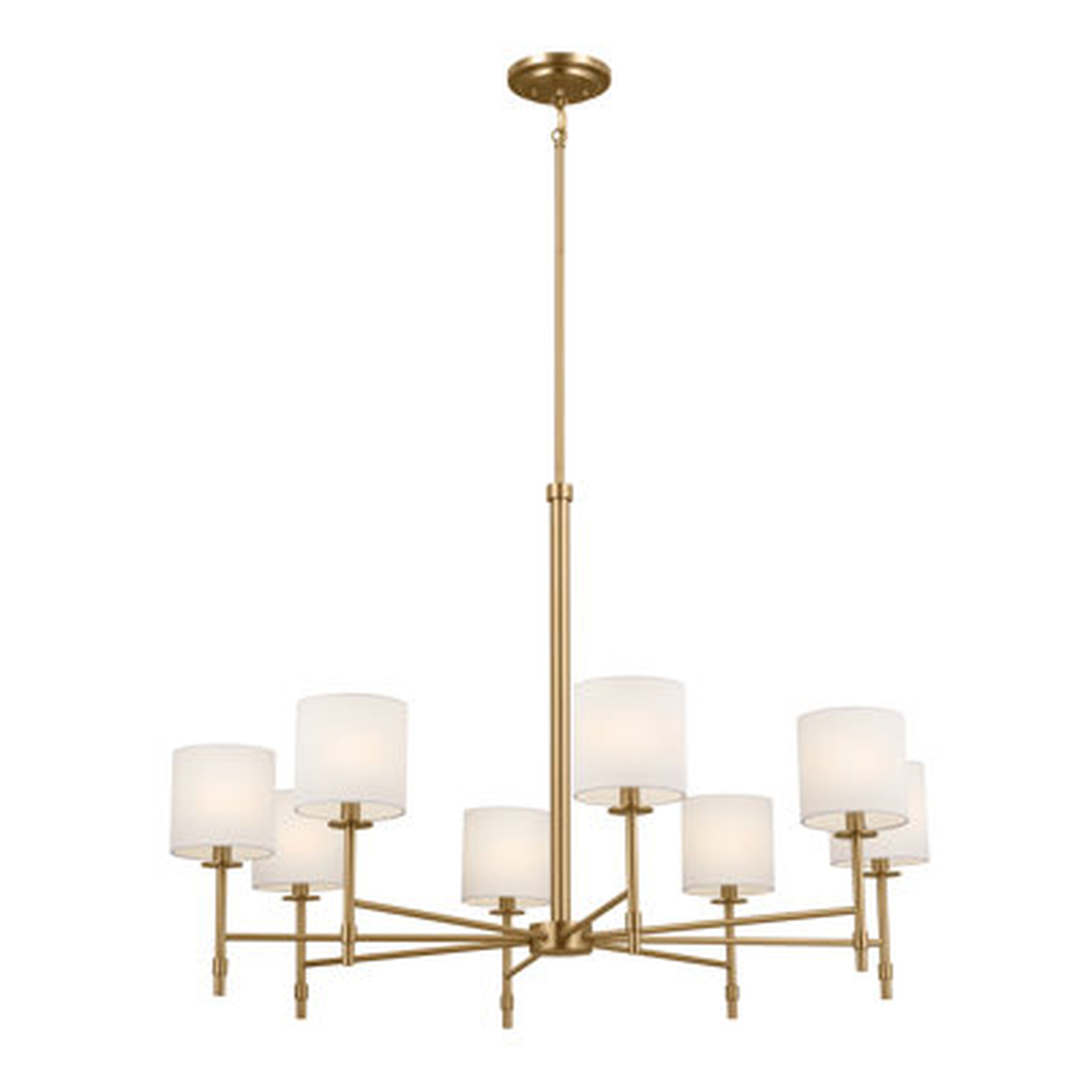 Zaiga 6 - Light Steel Dimmable Classic / Traditional Chandelier - Wayfair